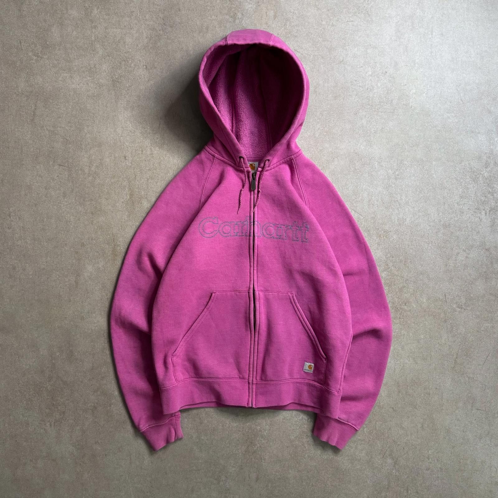 Carhartt 2000s Carhartt Pink Zip Hoodie - S Size US S / EU 44-46 / 1 - 1 Thumbnail