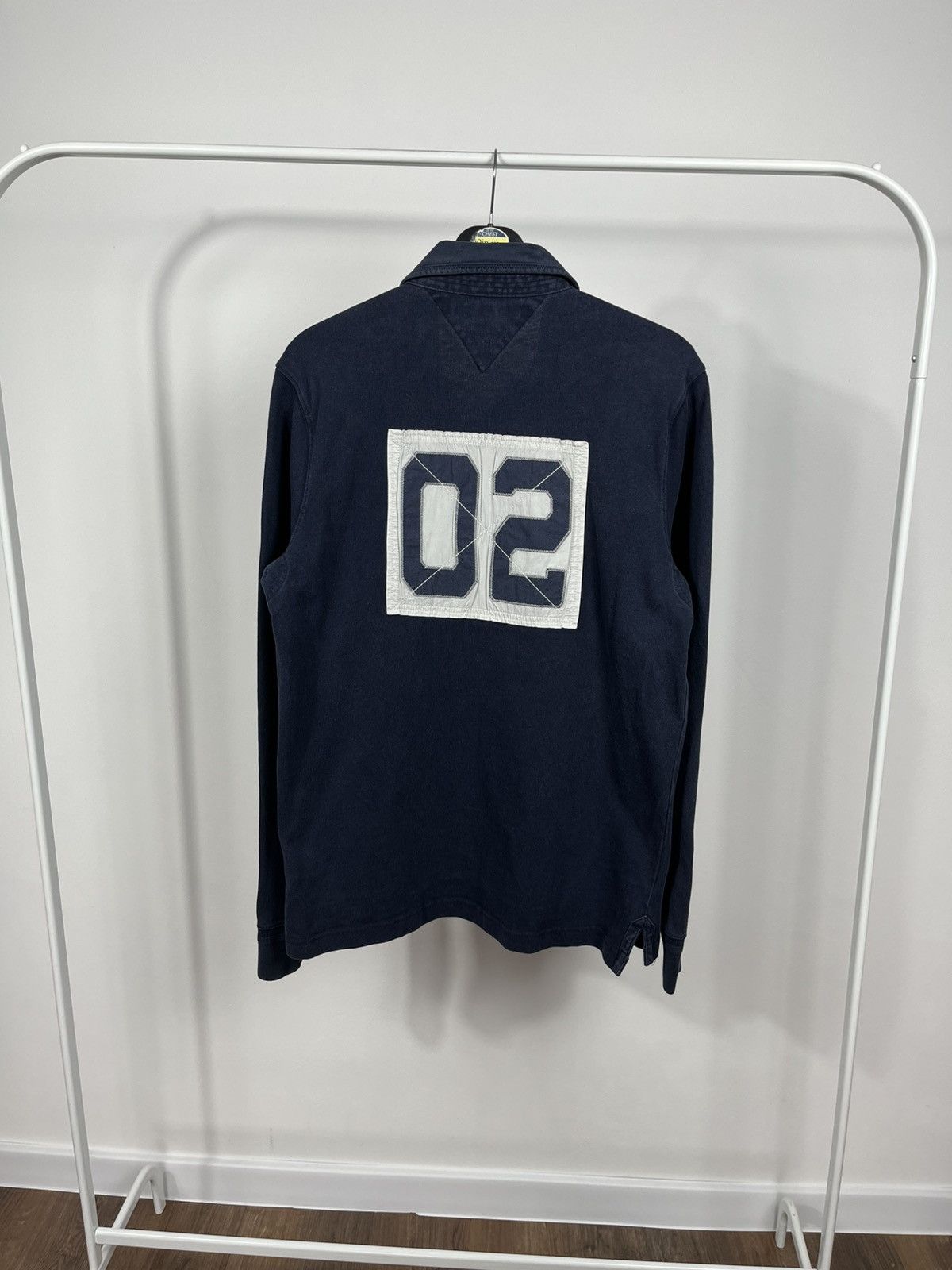 Tommy Hilfiger Tommy Hilfiger Long Sleeve Polo Rugby Shirt Embroidered L Size US L / EU 52-54 / 3 - 8 Thumbnail