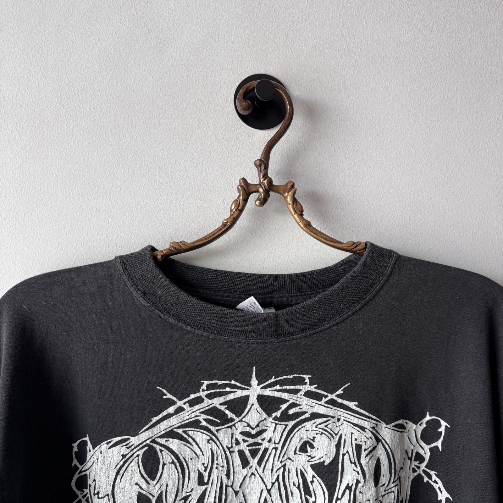 Vintage Immortal Blizzard Beasts 1990s Metal Band Faded Trashed Size US XL / EU 56 / 4 - 12 Thumbnail