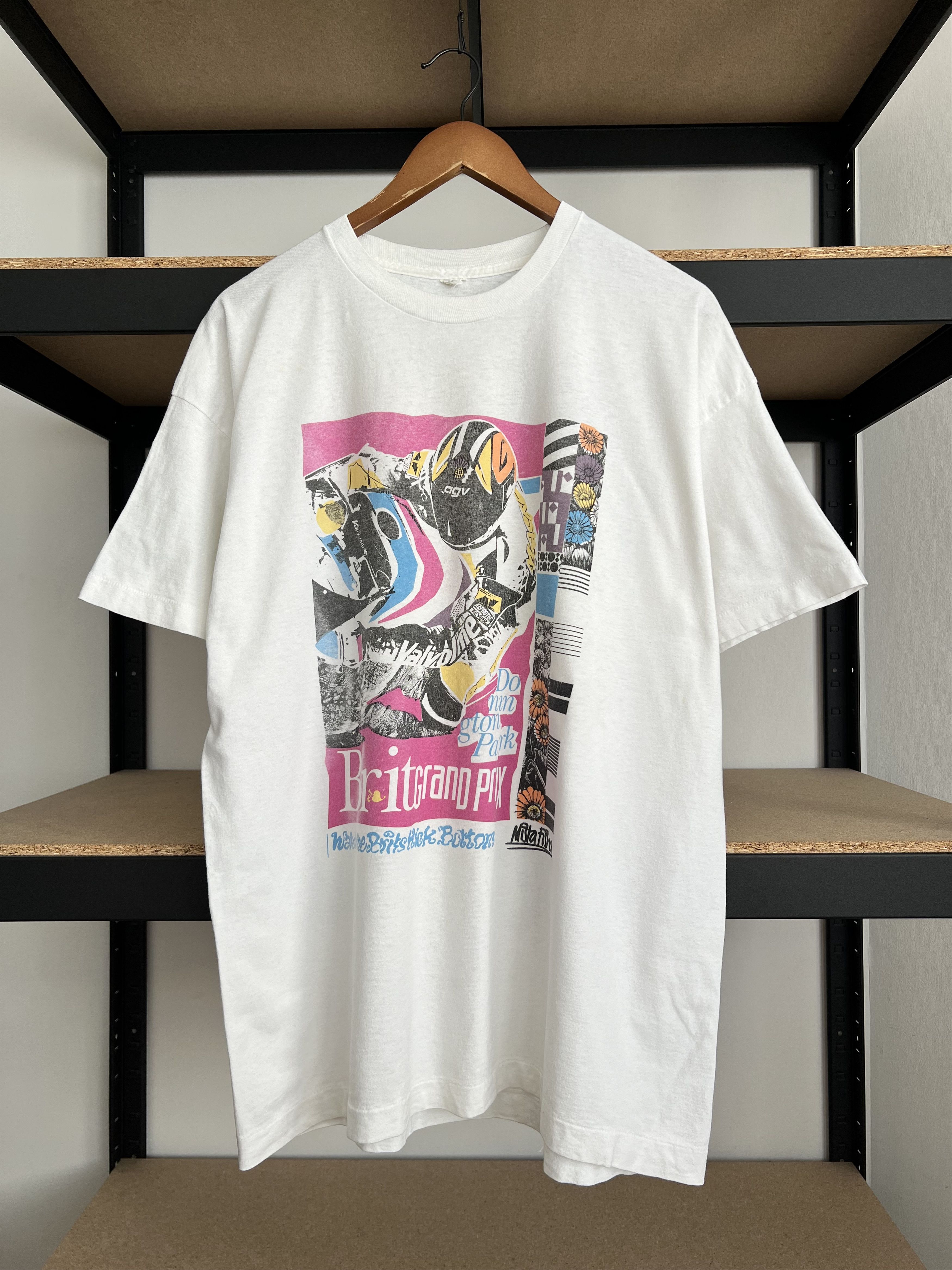 Vintage 1993 British Grand Prix Niall Mackenzie Yamaha Tee