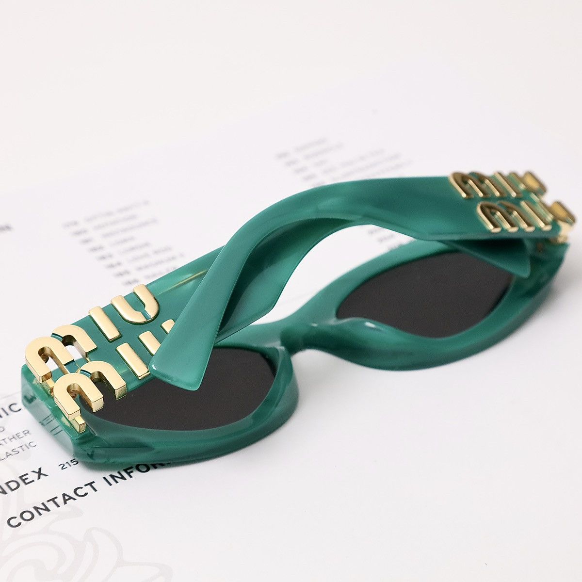 Miu Miu MIU MIU 0MU 11WS SUNGLASSES Size ONE SIZE - 7 Thumbnail