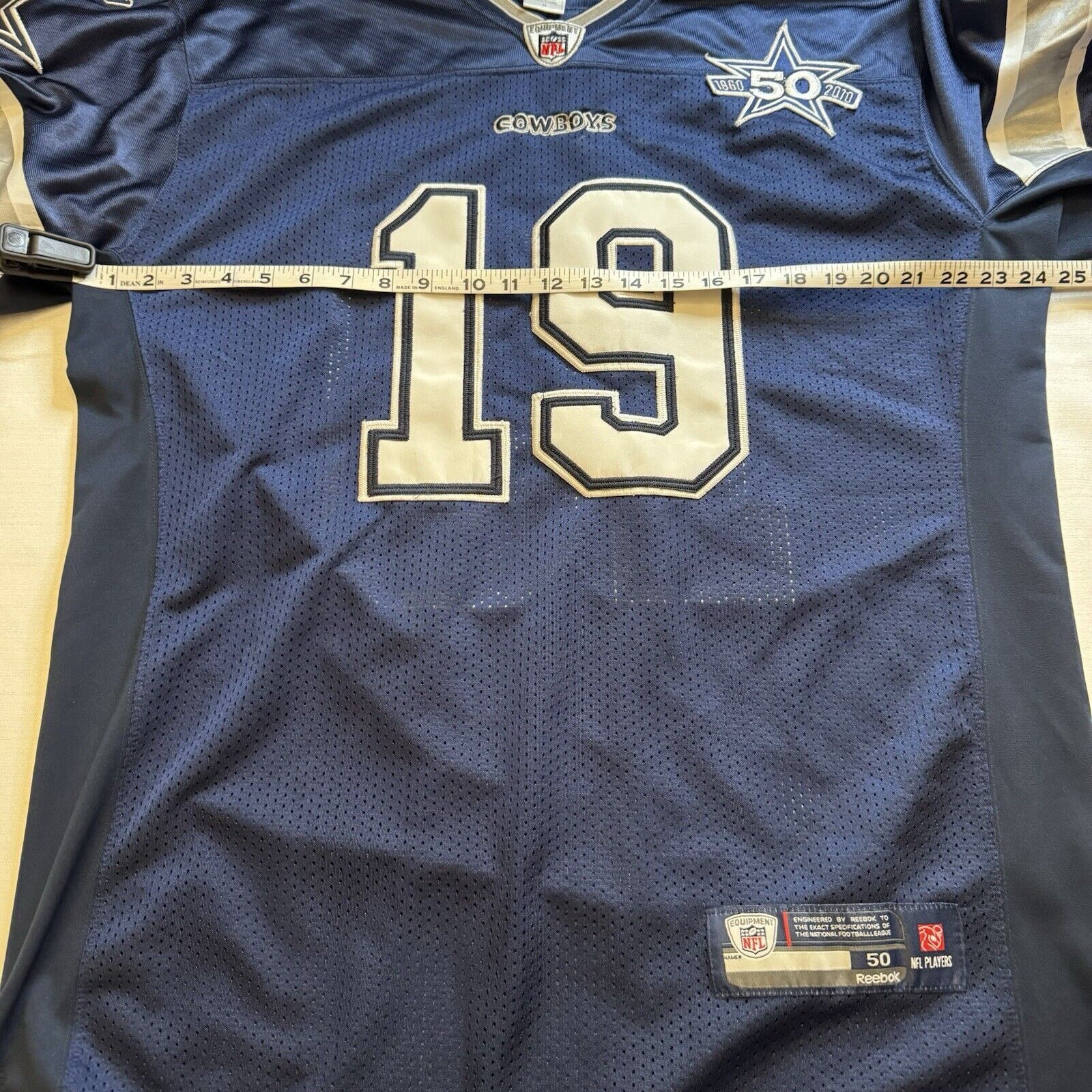 Reebok Dallas Cowboys Austin Jersey Mens 50 Reebok 50th Anniversary Size US L / EU 52-54 / 3 - 12 Thumbnail