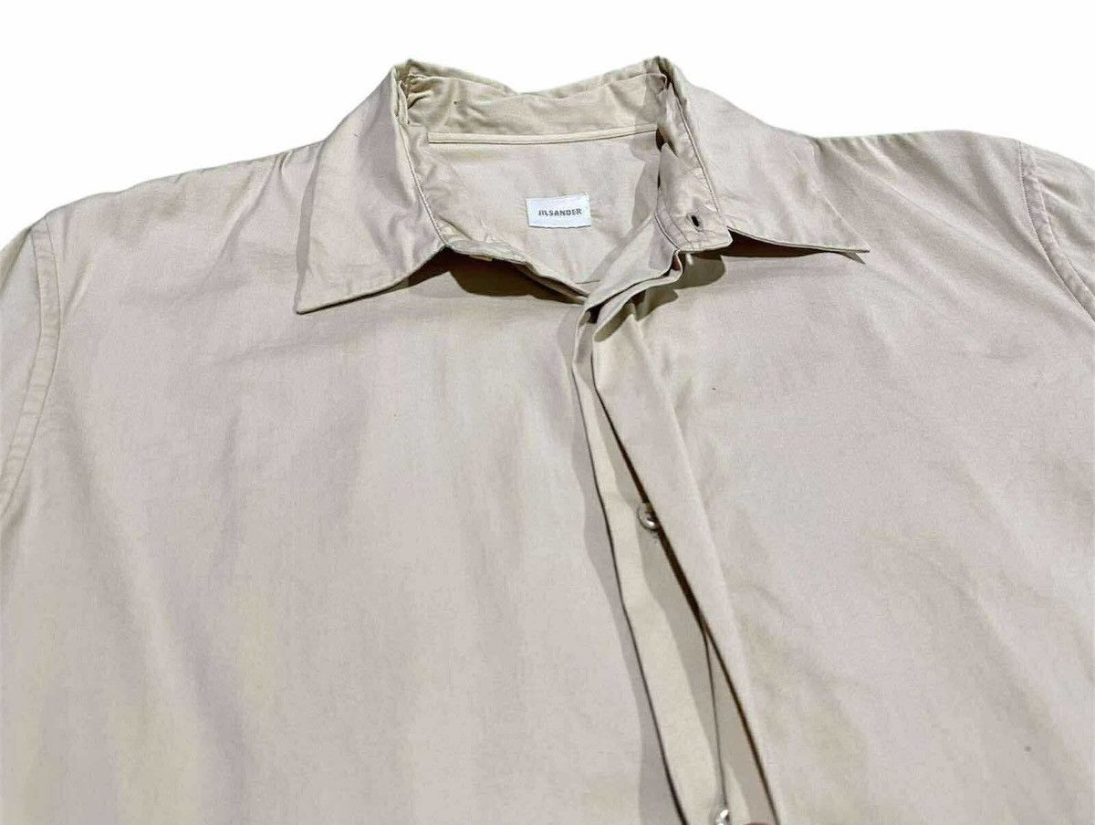 Jil Sander 🔥Jil Sander Hidden Button Shirt Double Layer Sleeves Size US L / EU 52-54 / 3 - 3 Thumbnail