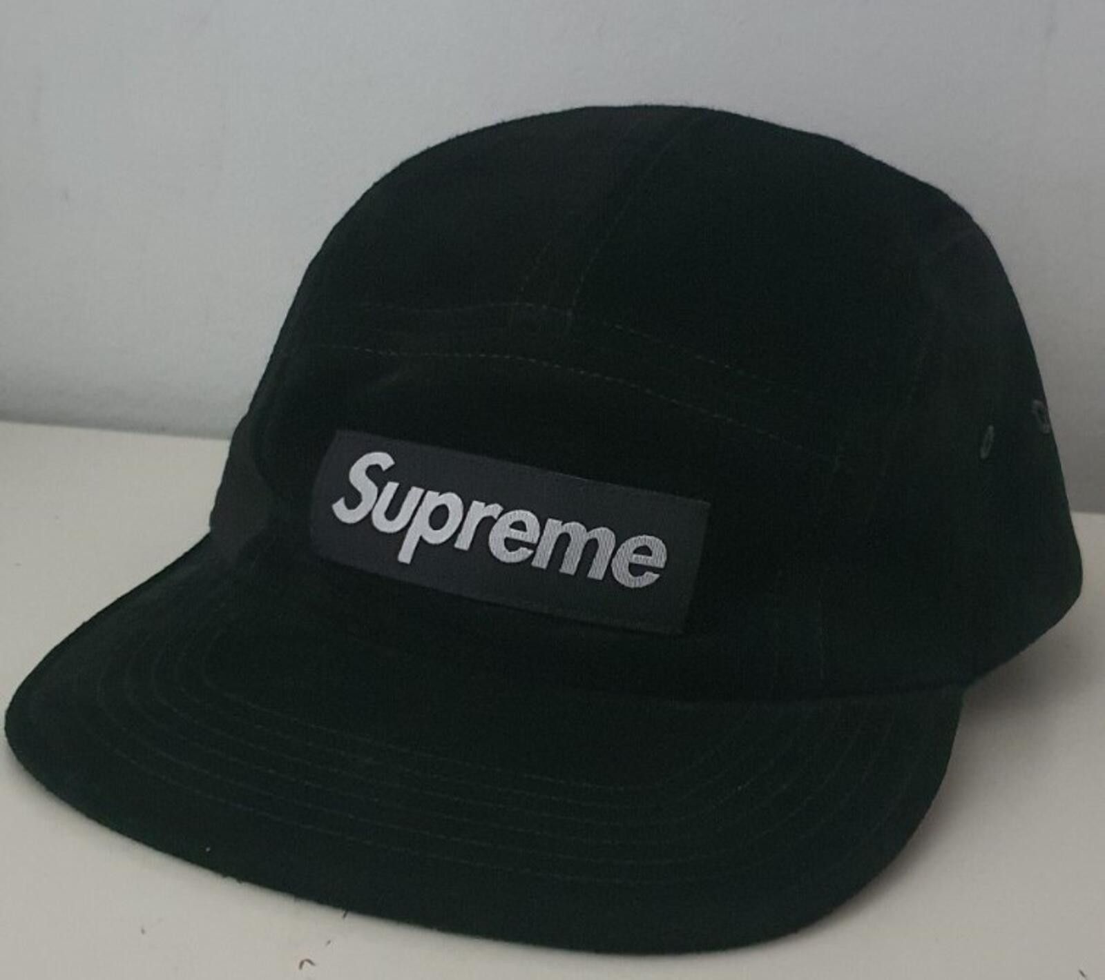 Supreme Supreme Velour Sacred Hearts Camp Cap Black | Grailed