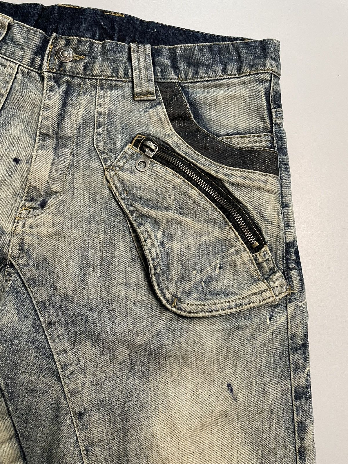 PPFM PPFM Padded Pocket Curved Leg Denim Size US 32 / EU 48 - 6 Thumbnail