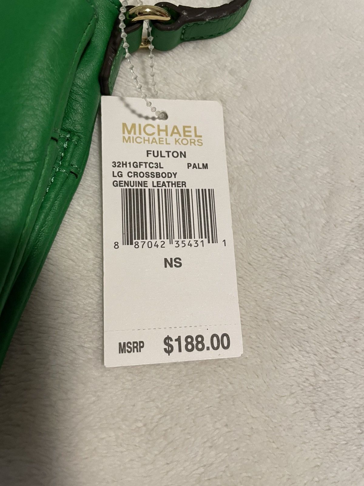 Michael Kors Michael Kors FULTON Green Cross Body Bag Size ONE SIZE - 3 Thumbnail