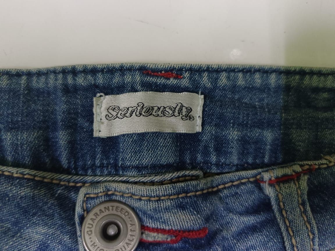 Japanese Brand Vintage Seriously Waxed Flare Bootcut Jeans Size US 32 / EU 48 - 11 Thumbnail
