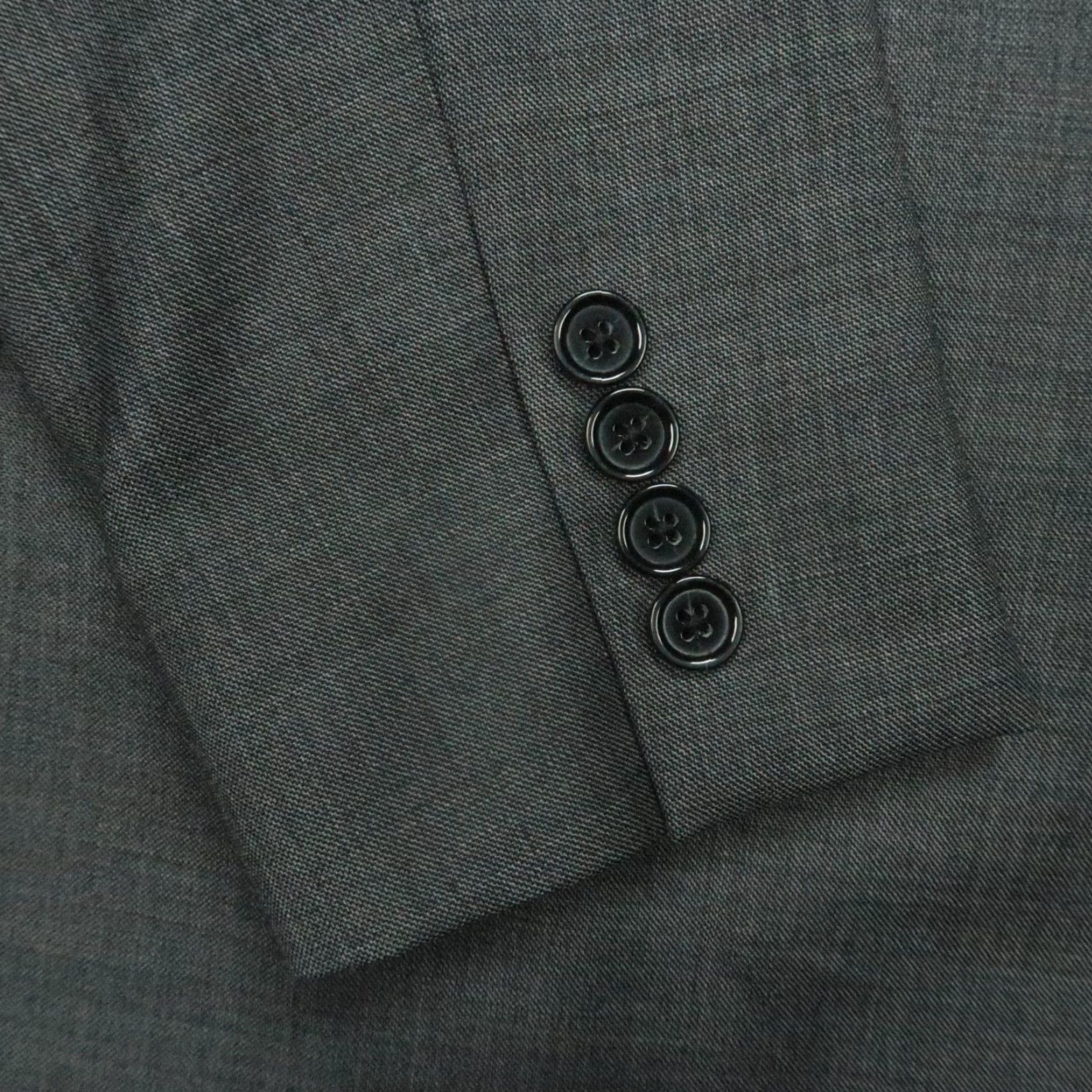 J.Crew J Crew Blazer Mens Large 42L Gray Thompson Worsted Wool Sport Coat Jacket Size 42R - 3 Thumbnail