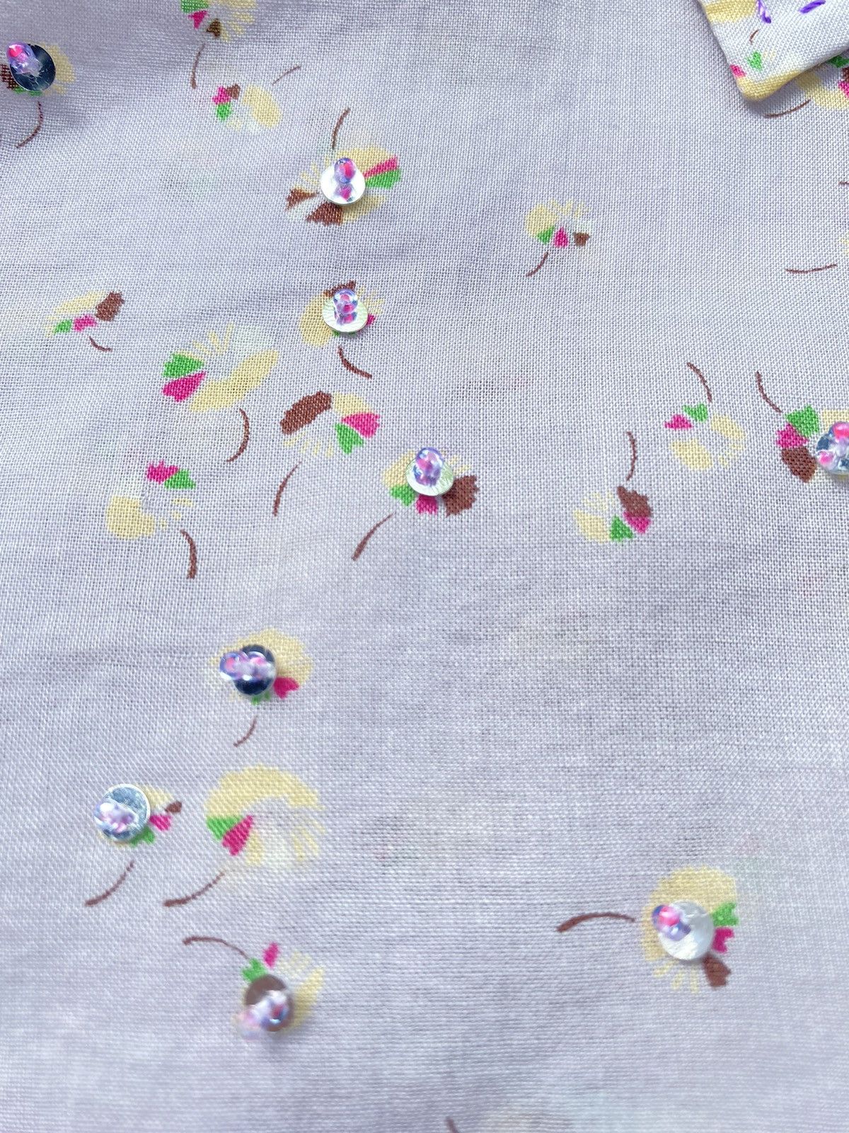 Paul Smith Paul Smith Women Lilac Floral Shirt Size S / US 4 / IT 40 - 9 Thumbnail