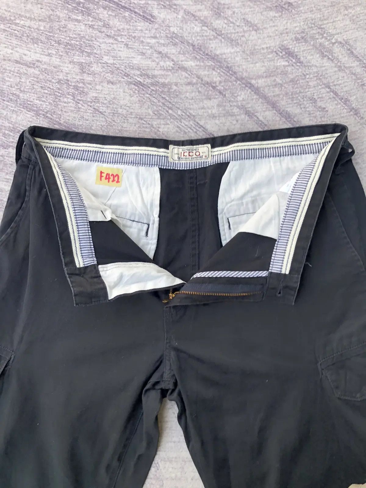 All Blacks Ikko black Cargo Trousers With 6 Pocket Workware Size US 33 - 6 Thumbnail