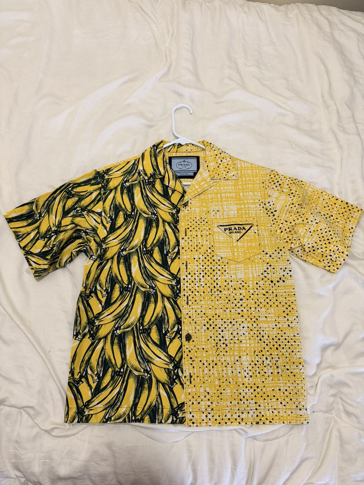 Prada Prada Double Match Shirt Banana Size US S / EU 44-46 / 1 - 1 Thumbnail