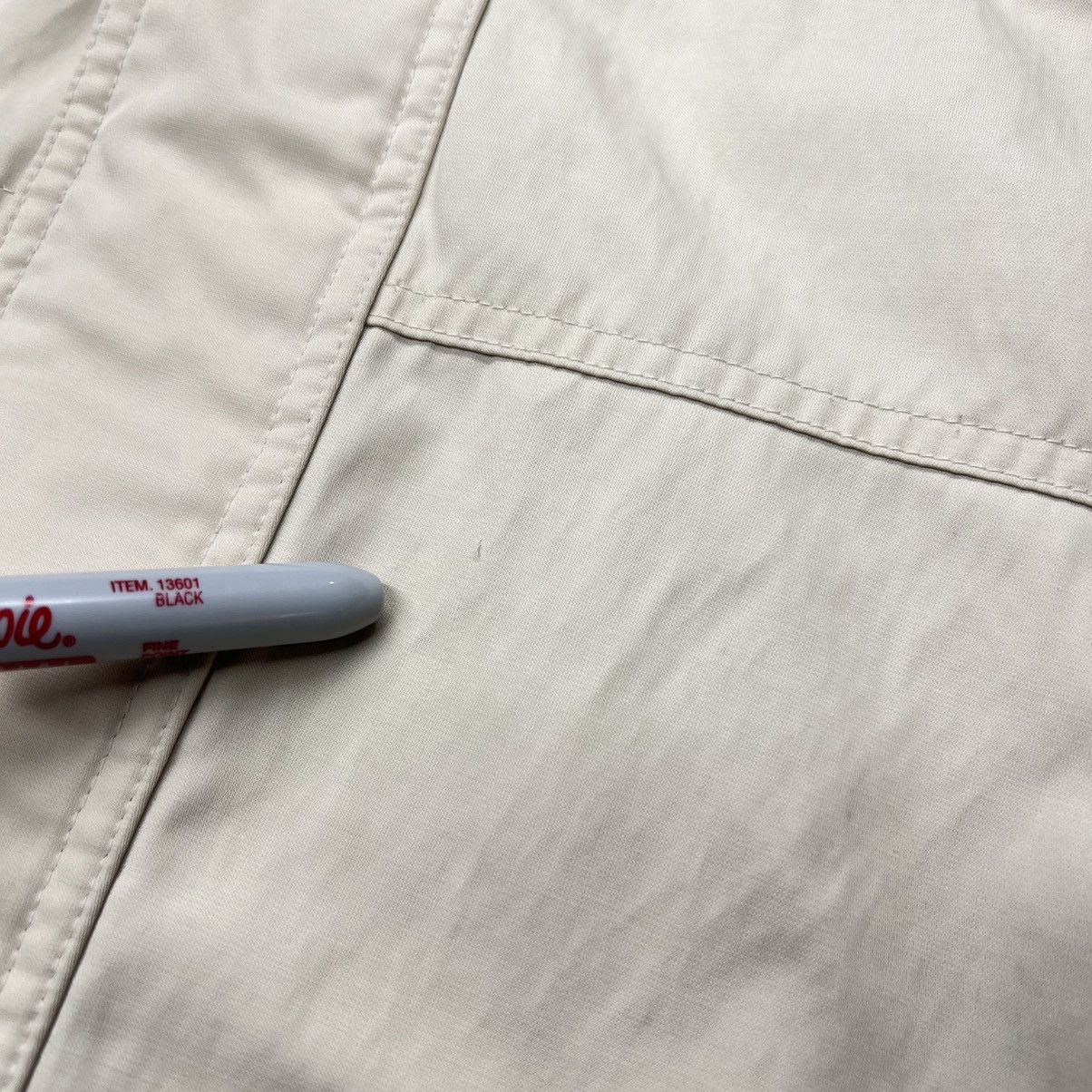 Fila × Vintage VTG Fila Jacket Beige Full Zip Pocket Hooded Coat Retro Size US XL / EU 56 / 4 - 8 Thumbnail