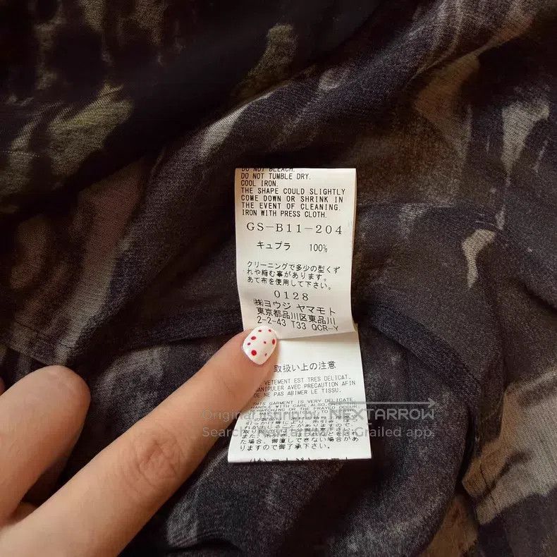 Other Yohji Yamamoto 24ss cuprammonium translucent floral shirt Size US L / EU 52-54 / 3 - 8 Thumbnail
