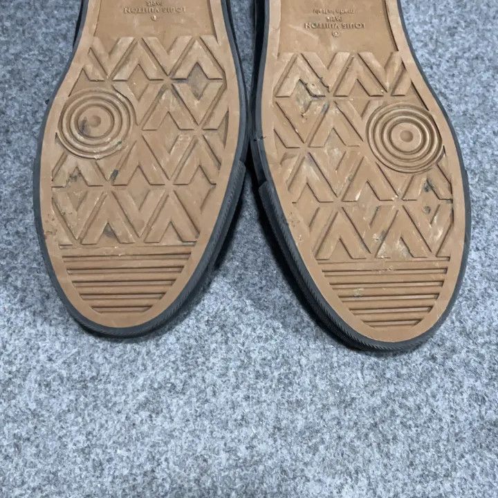 Other Louis Vuitton Black Checkerboard Low-Top Sneakers -2508 Size US 9.5 / EU 42-43 - 4 Thumbnail