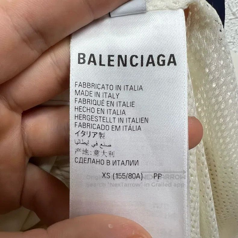 Balenciaga Balenciaga Ivory and Black Patchwork 3Bsports Embroidered Size US XS / EU 42 / 0 - 2 Thumbnail