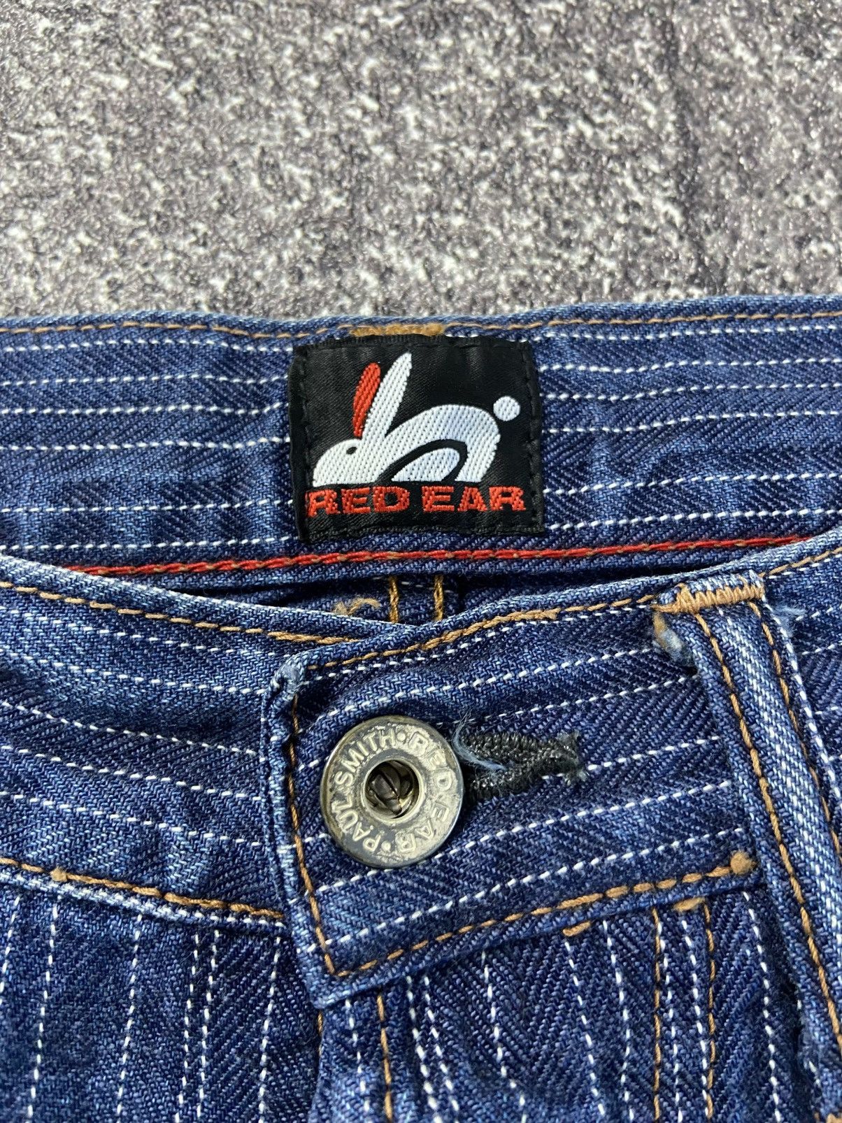Paul Smith × Paul Smith Red Ear Pual smith red ear bunny pinstripe flybuttons denim Size US 29 - 3 Thumbnail