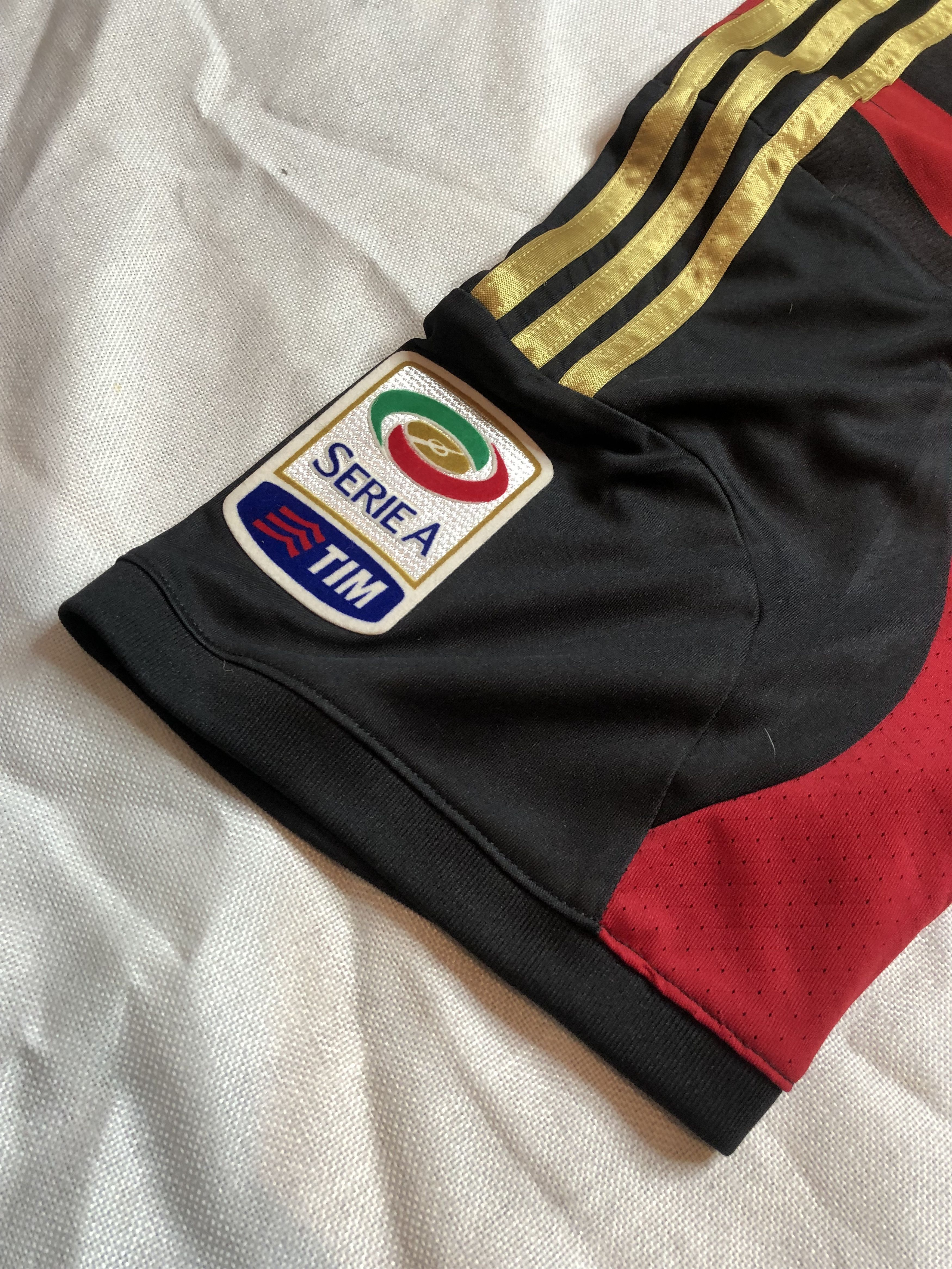 Vintage 13-14 Ac Milan Kaka Home Soccer Jersey Size US XL / EU 56 / 4 - 5 Thumbnail