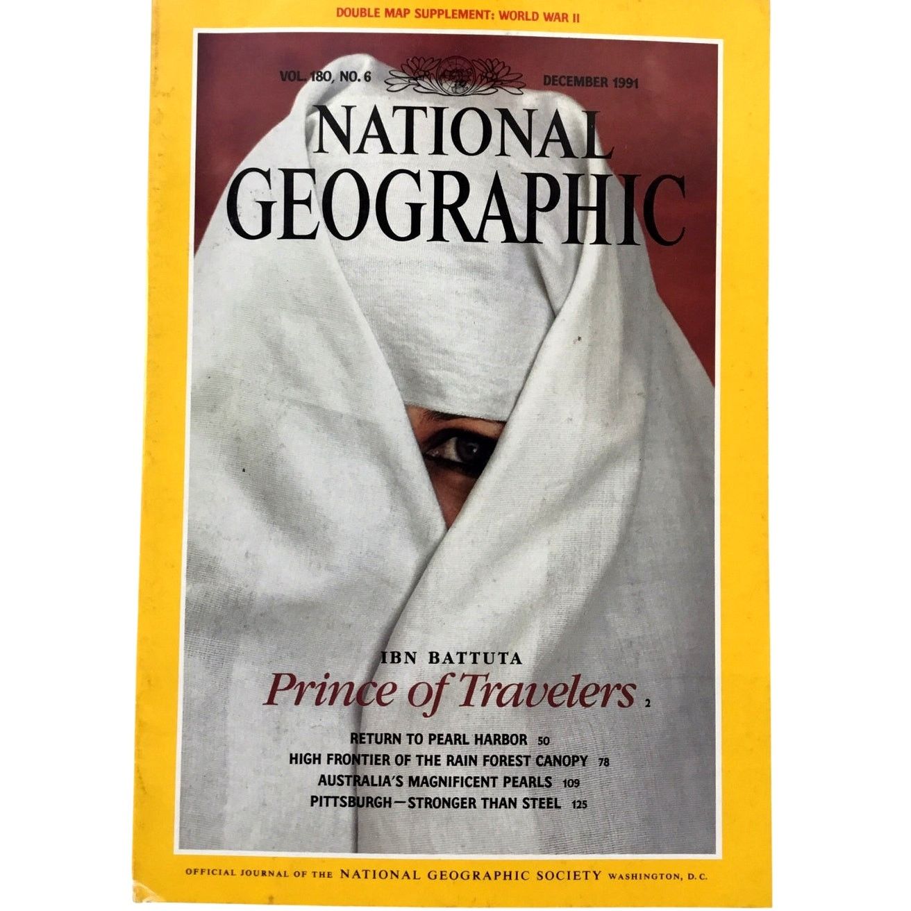 Other National Geographic Vol 180 No.6 Dec1991 Maps Pearl Harbor Size ONE SIZE - 1 Thumbnail