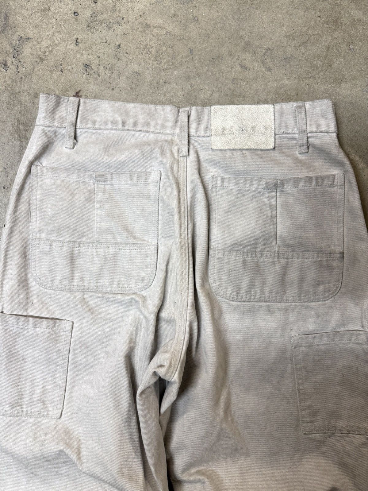 ALEXANDER DIGENOVA Alexander Digenova Dirty White Cutout Pants Size US 30 / EU 46 - 3 Thumbnail