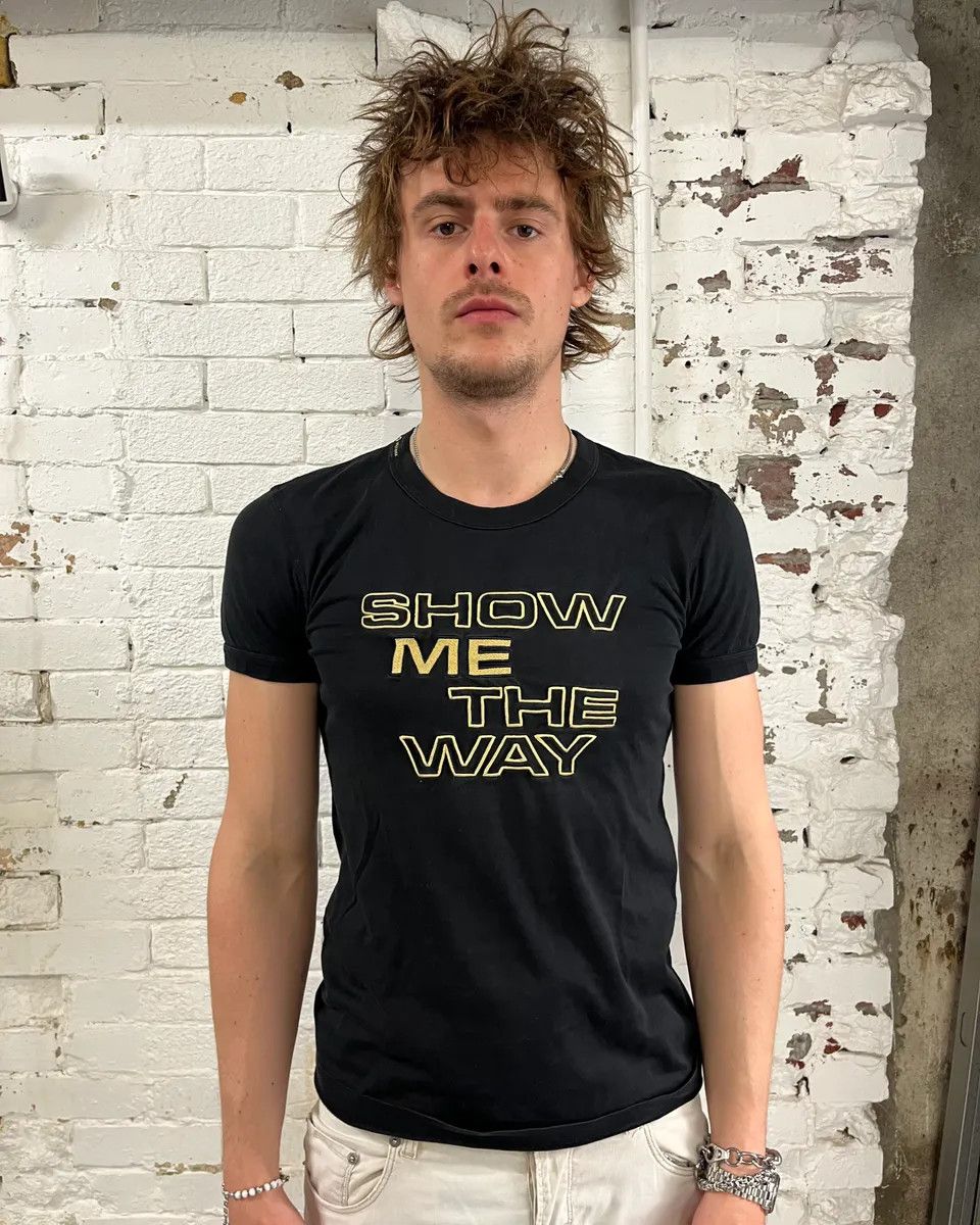 Dolce & Gabbana 2000s Dolce & Gabbana Black Show Me The Way T-Shirt Size US S / EU 44-46 / 1 - 2 Thumbnail