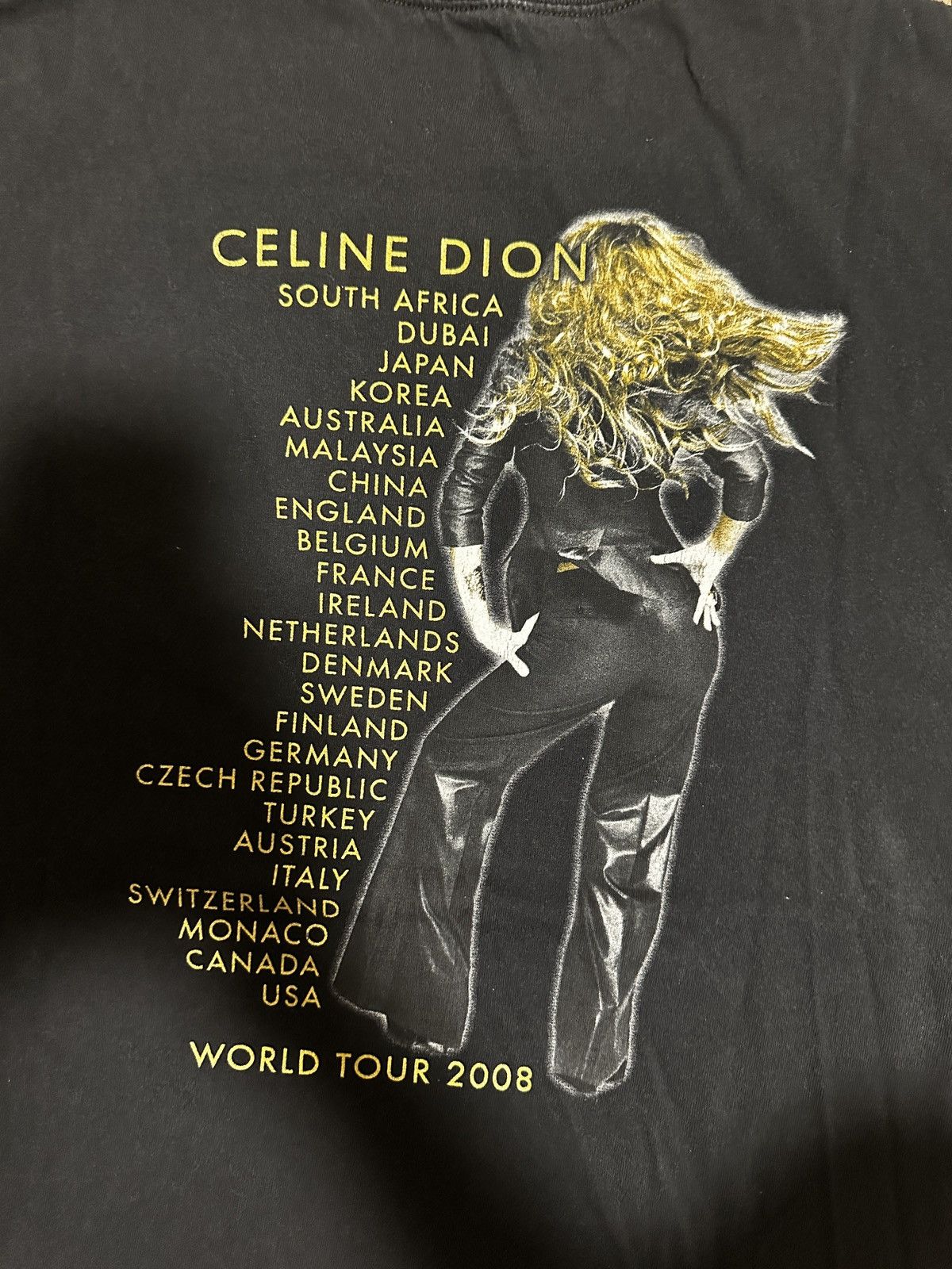 Vintage 2008 Celine Dion Tour Tee Size US XXL / EU 58 / 5 - 3 Thumbnail