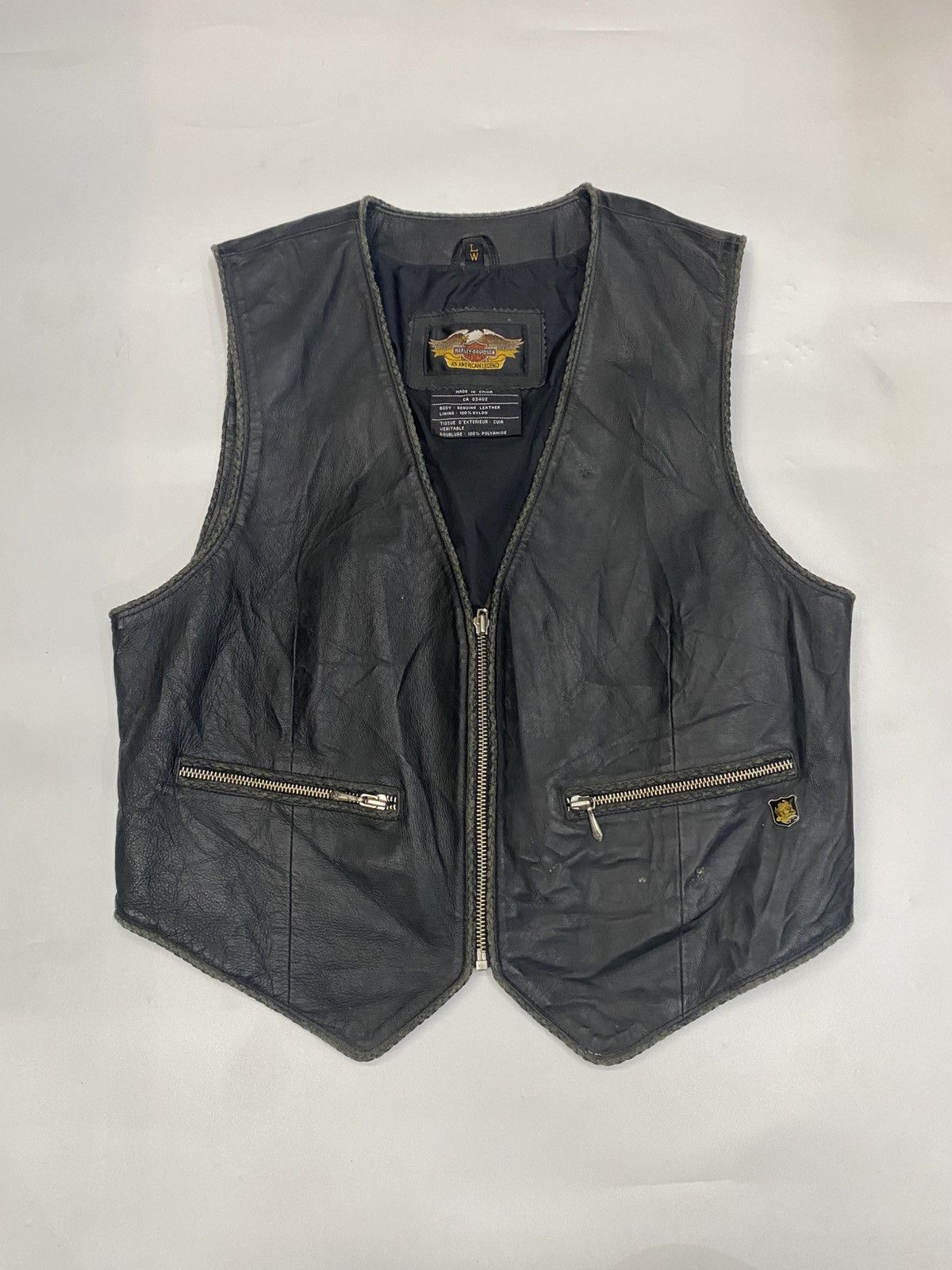 Harley Davidson Vests leather jacket harley davidson Size US M / EU 48-50 / 2 - 1 Thumbnail