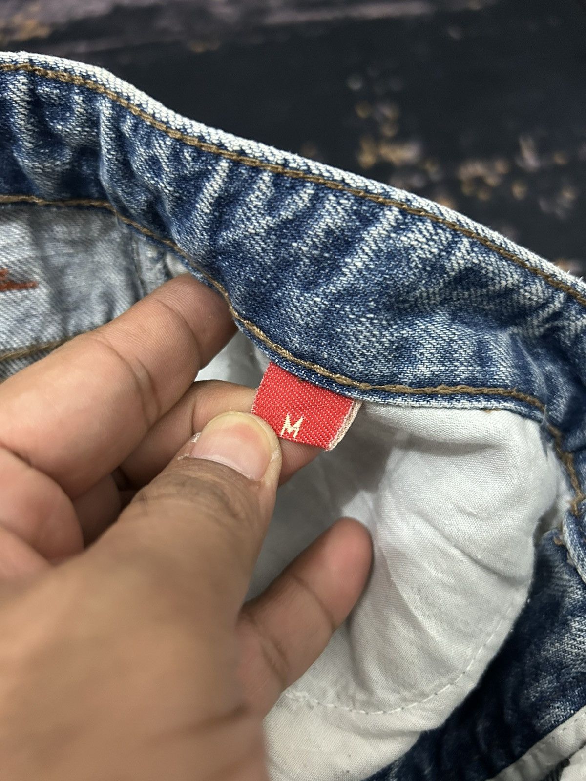 Japanese Brand Vintage Clef De Sol Ripped Jeans Size US 31 - 12 Thumbnail