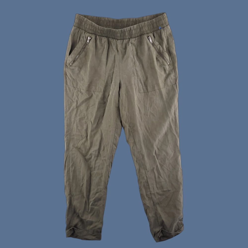 Juicy Couture Juicy Couture Pants Womens Large Green 100% Lyocell Olive Jogger Crop Size 36" / US 14 / IT 50 - 1 Thumbnail