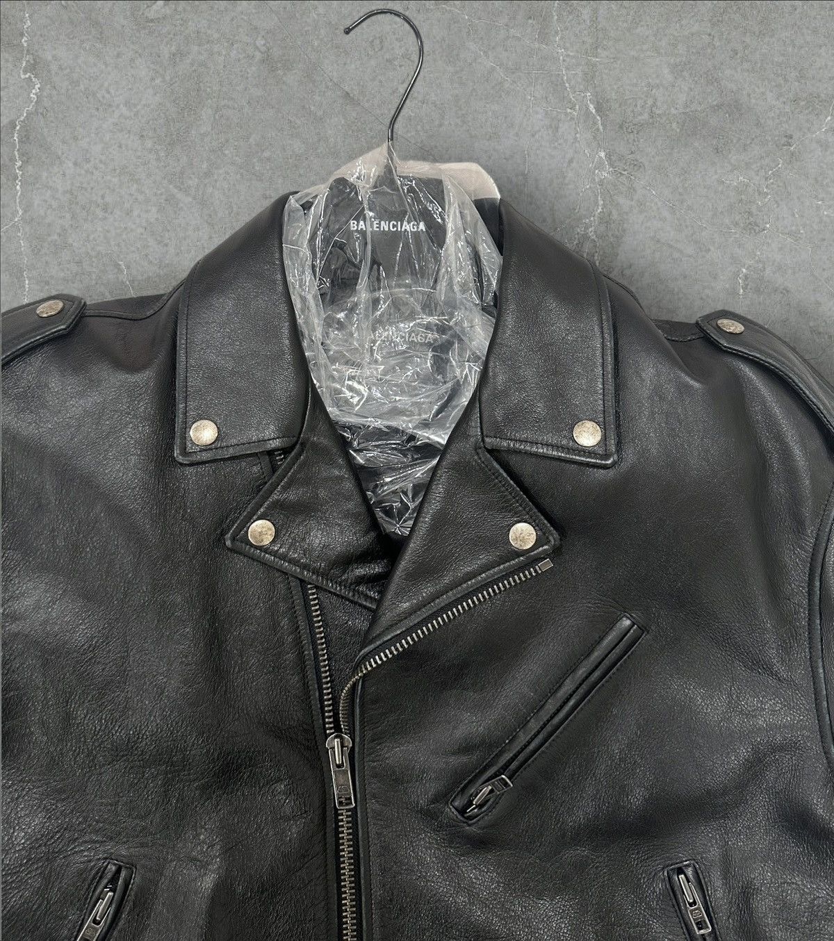 Balenciaga Balenciaga Oversized Motorcycle Jacket Size US M / EU 48-50 / 2 - 8 Thumbnail
