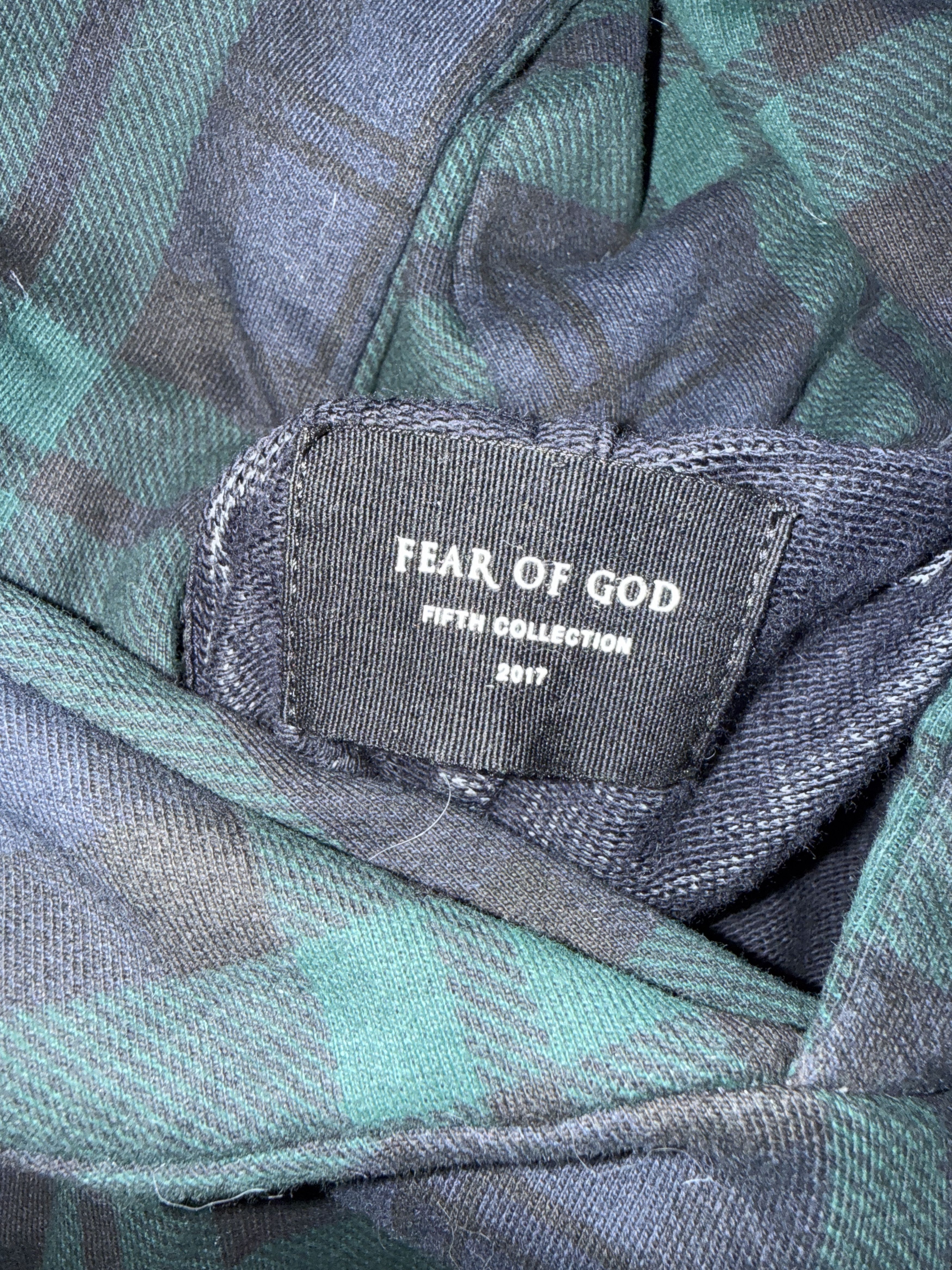 Fear of God Fear of God Fifth Collection (2017) Plaid Hoodie Medium Size US M / EU 48-50 / 2 - 7 Thumbnail