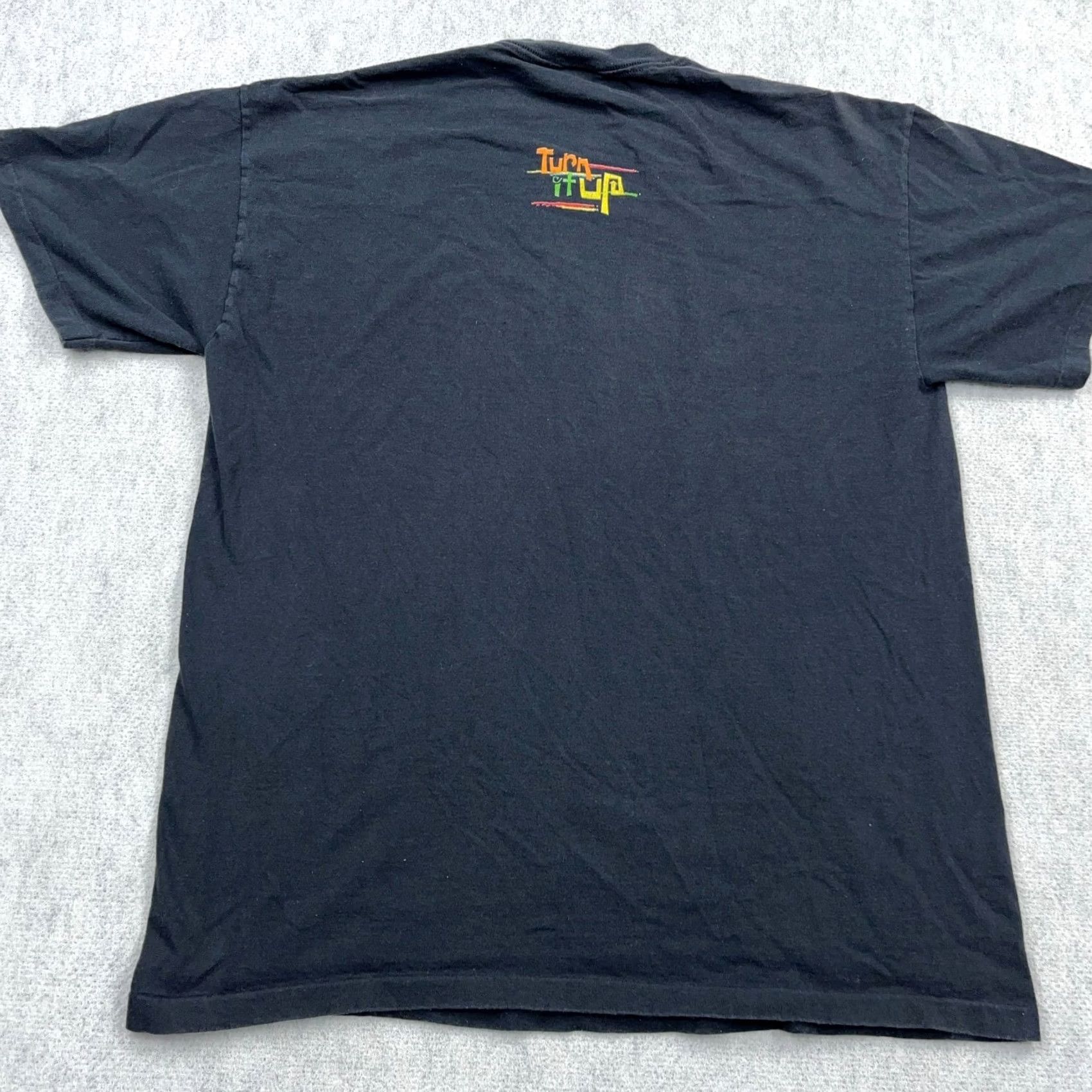 Delta VINTAGE Delta Mellow Yellow Shirt Men XL Black Tee Single Stitch 90s Sprite Soda Pop B Shirt XL Black 90s Rock Retro Mens Size US XL / EU 56 / 4 - 3 Thumbnail
