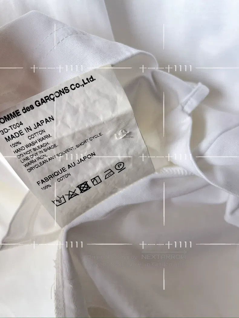 Comme des Garcons Comme Des Garcons Round Neck Short-Sleeve T-Shirt Size S / US 4 / IT 40 - 7 Thumbnail
