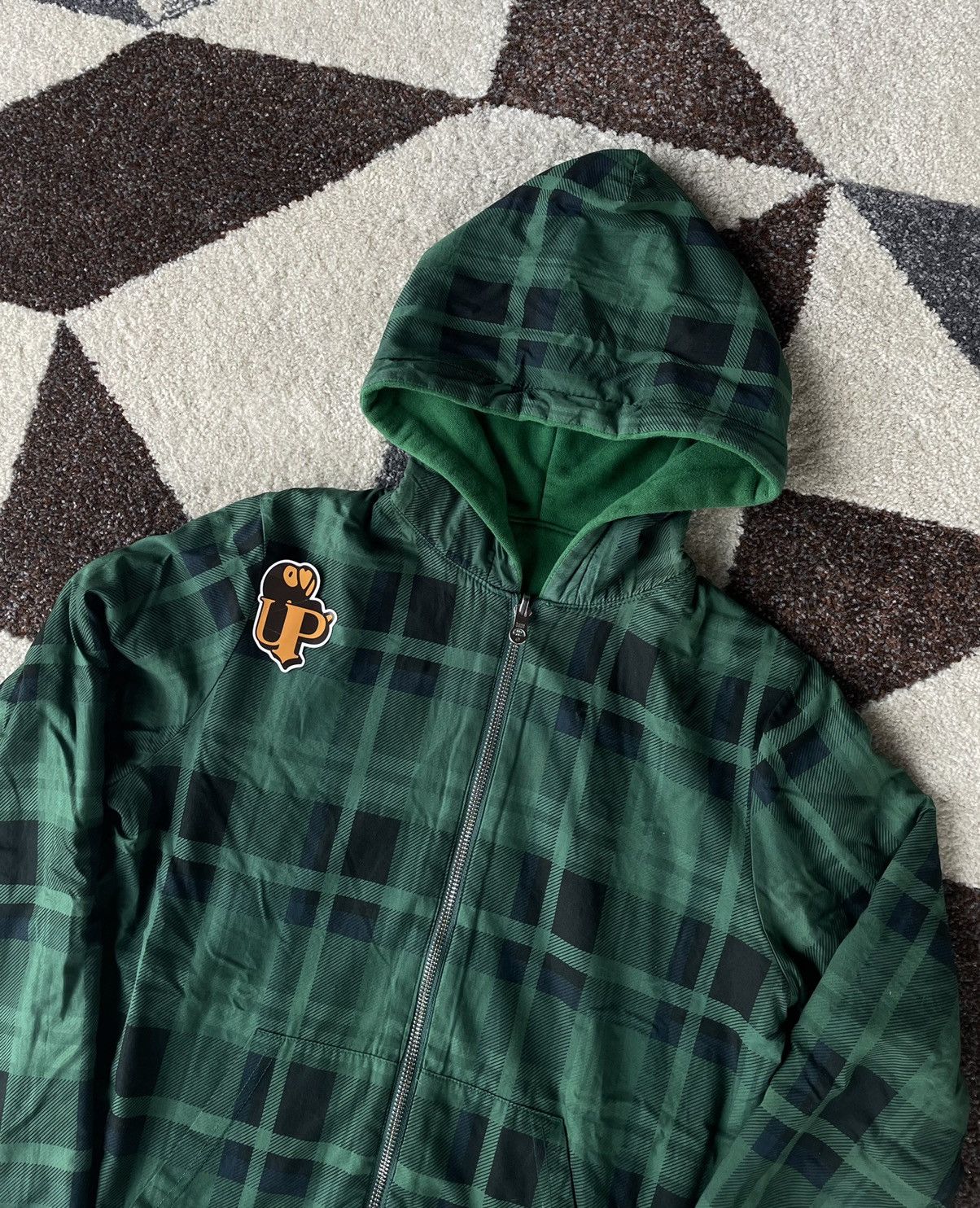 Bape OG Bape Plaid Reversible Zip Hoodie Size S / US 4 / IT 40 - 2 Thumbnail