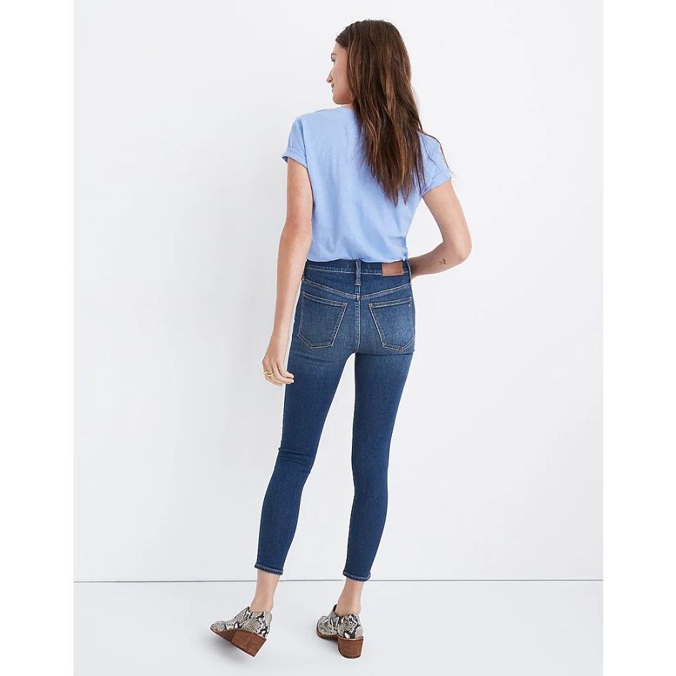 Madewell Madewell 9" Midrise Skinny Crop Light Wash Jeans 27 Size 27" / US 4 / IT 40 - 9 Thumbnail