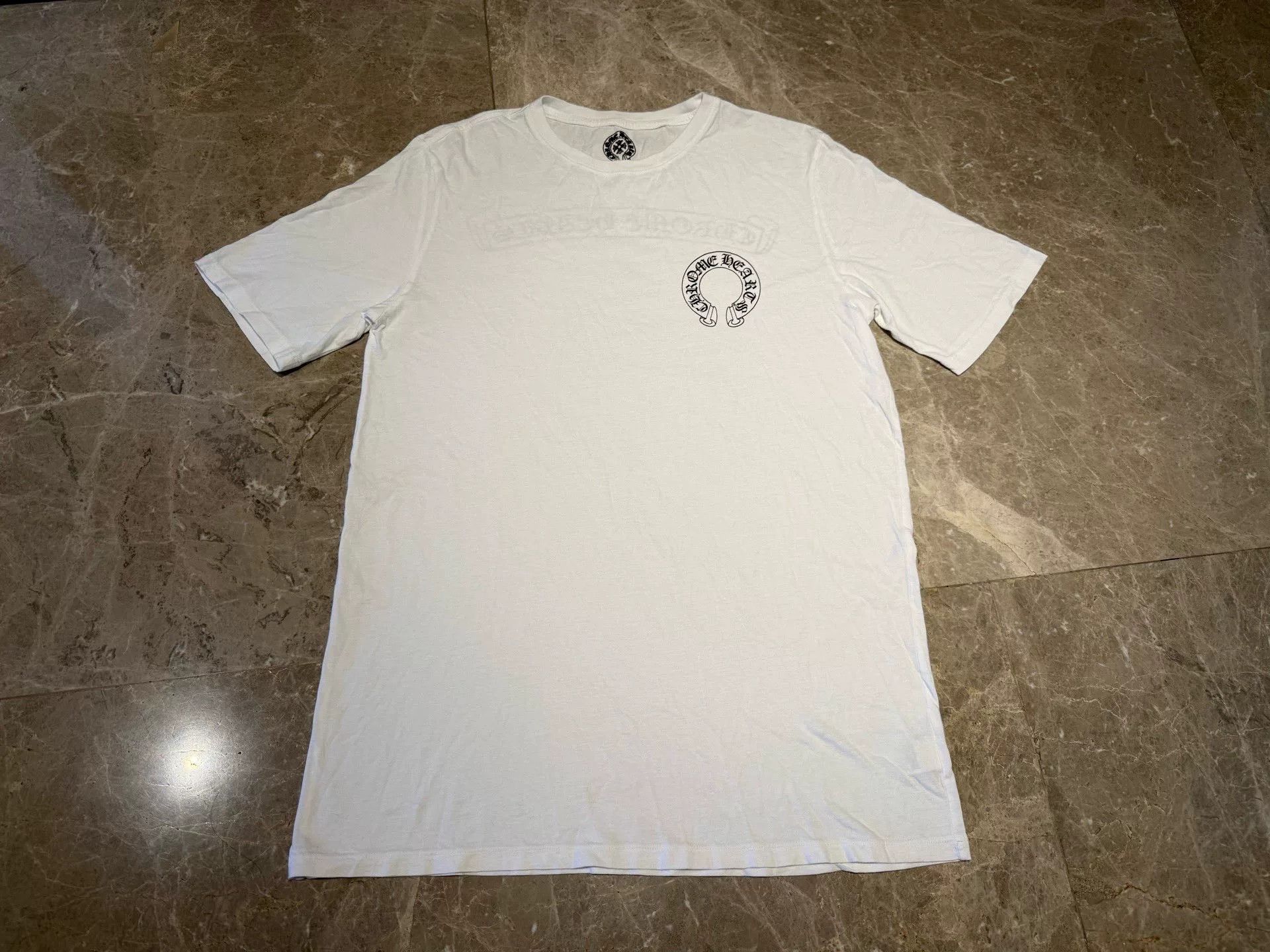 Chrome Hearts Chrome Hearts White T-Shirt L Men Size US L / EU 52-54 / 3 - 1 Thumbnail