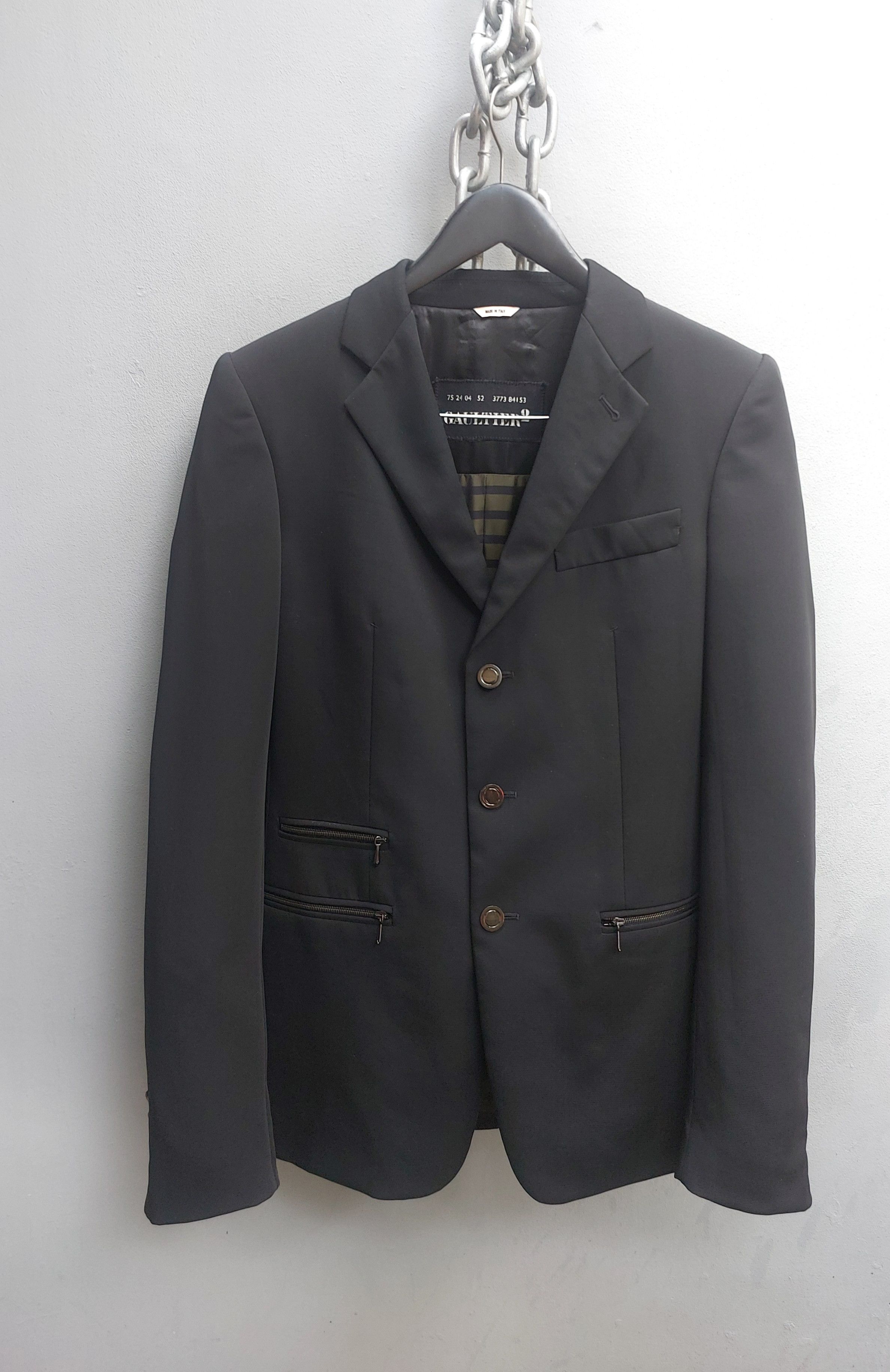 Jean Paul Gaultier Jean Paul Gaultier Notched Lapel Blazer Size 36S - 16 Thumbnail