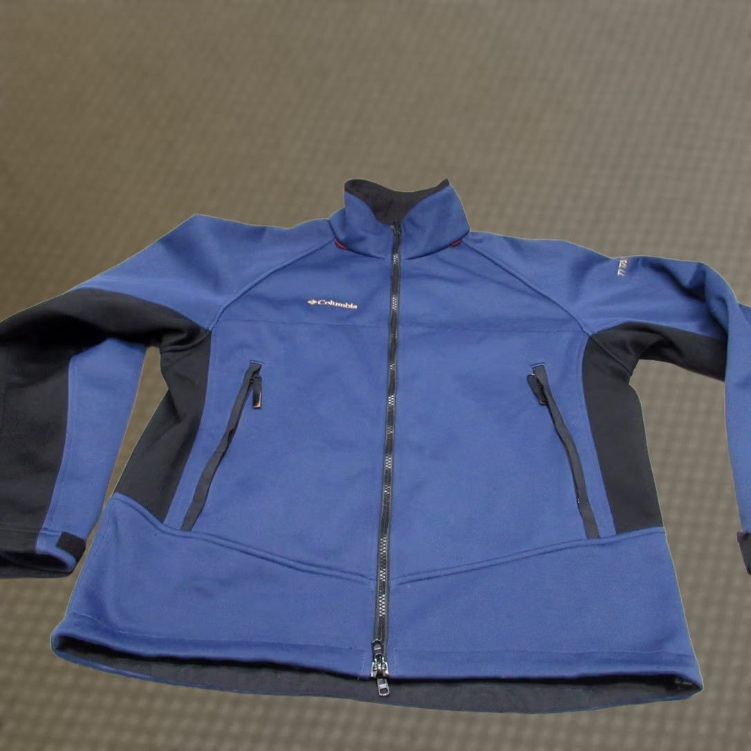 Vintage Columbia Titanium Jacket Men L Blue Softshell Interchange Full Zip Rain Wind Size US L / EU 52-54 / 3 - 1 Thumbnail