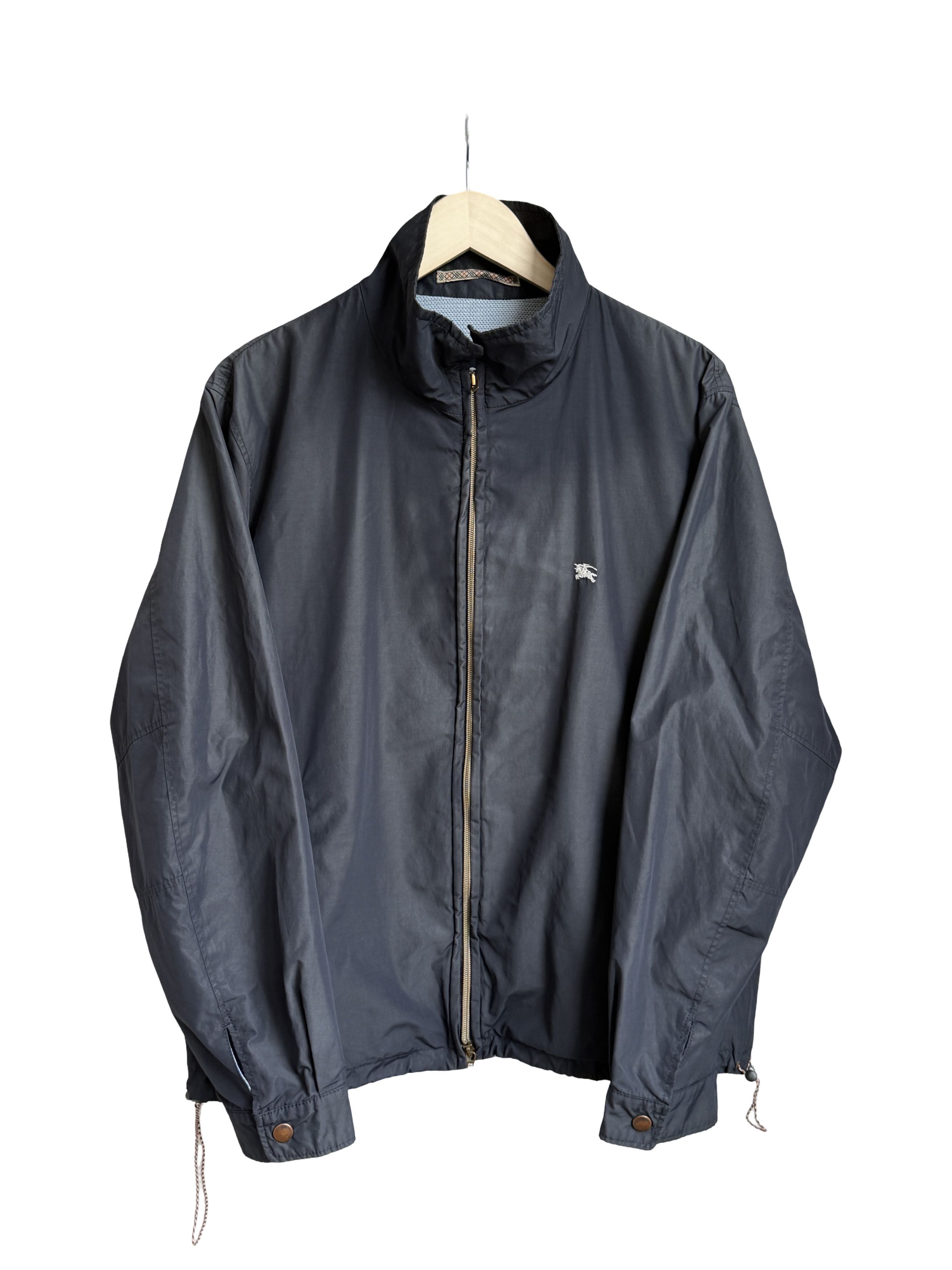 Burberry Vintage Burberry Black Nylon Bomber Jacket Size US M / EU 48-50 / 2 - 1 Thumbnail