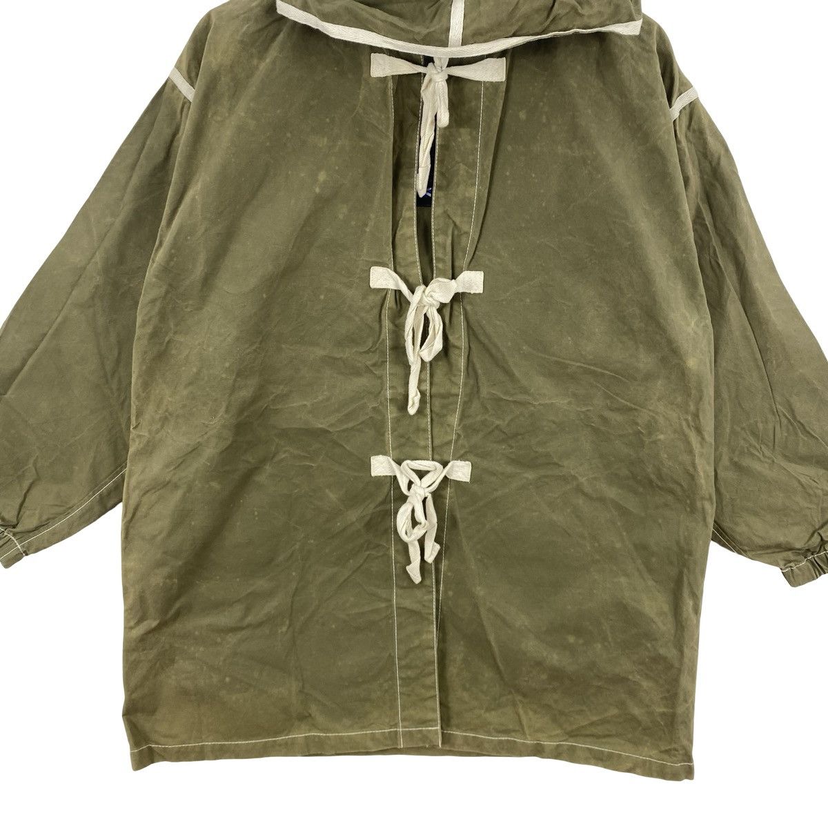 Vintage Vintage MENSWEAR OUTDOOR CLUB HALLY Stevensons Waxed Hooded Size US L / EU 52-54 / 3 - 6 Thumbnail