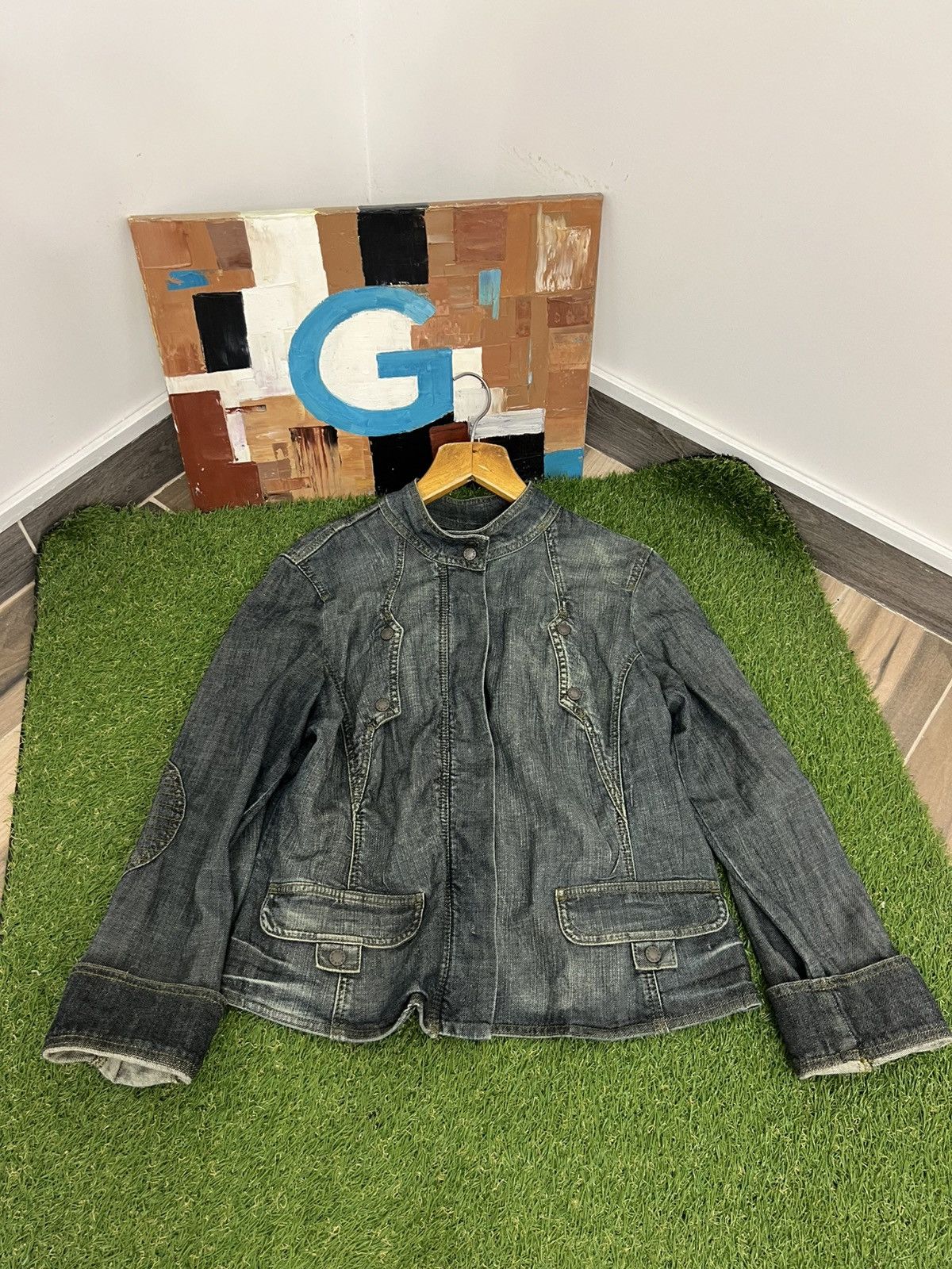 Vintage Vintage Avant Garde Opium y2k Moto Bomber Jacket Size M / US 6-8 / IT 42-44 - 1 Thumbnail