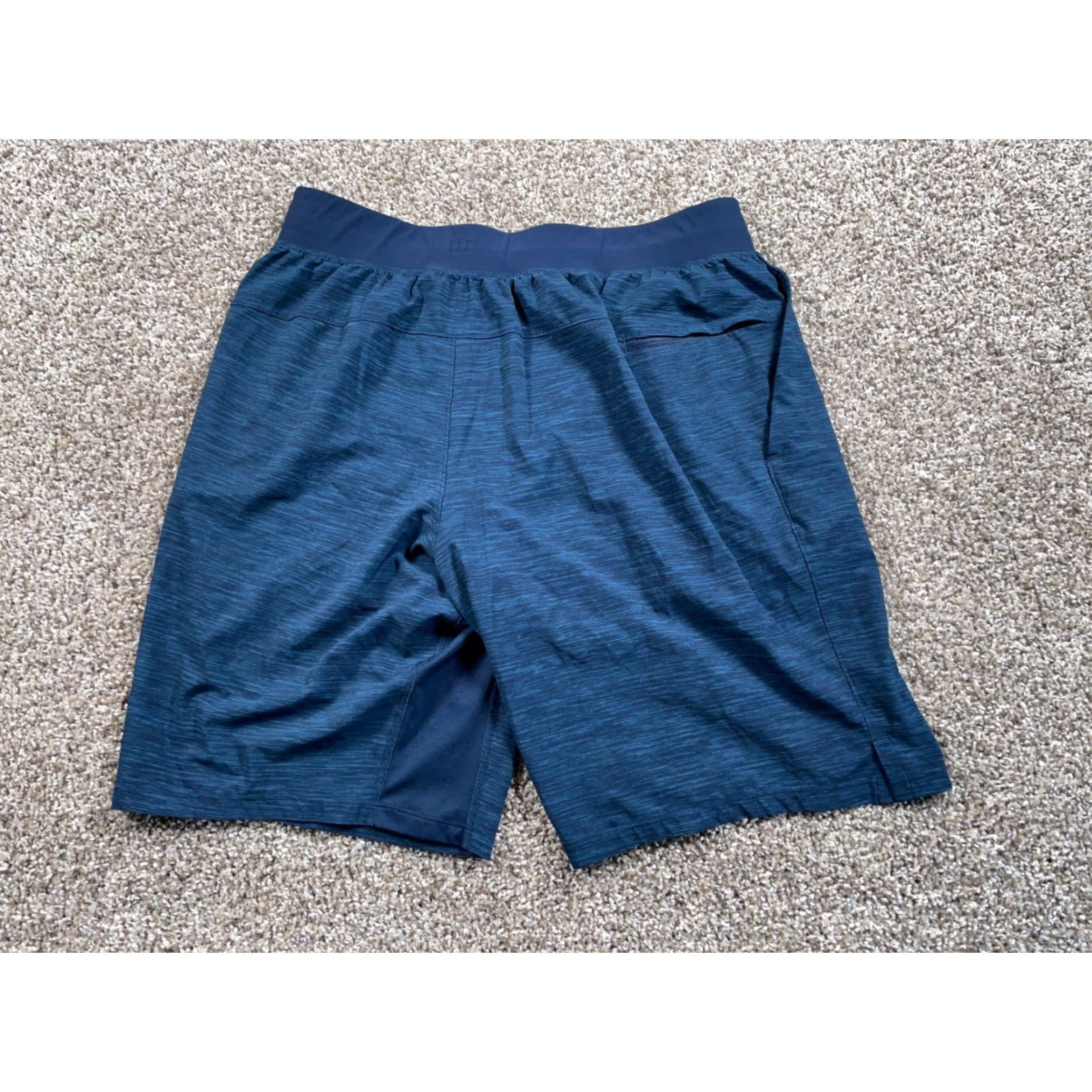 Lululemon VINTAGE Lululemon T.H.E. Short Lined Men's Large Blue 9" Inseam Drawstring Pockets LM7AS Size US 32 / EU 48 - 2 Thumbnail