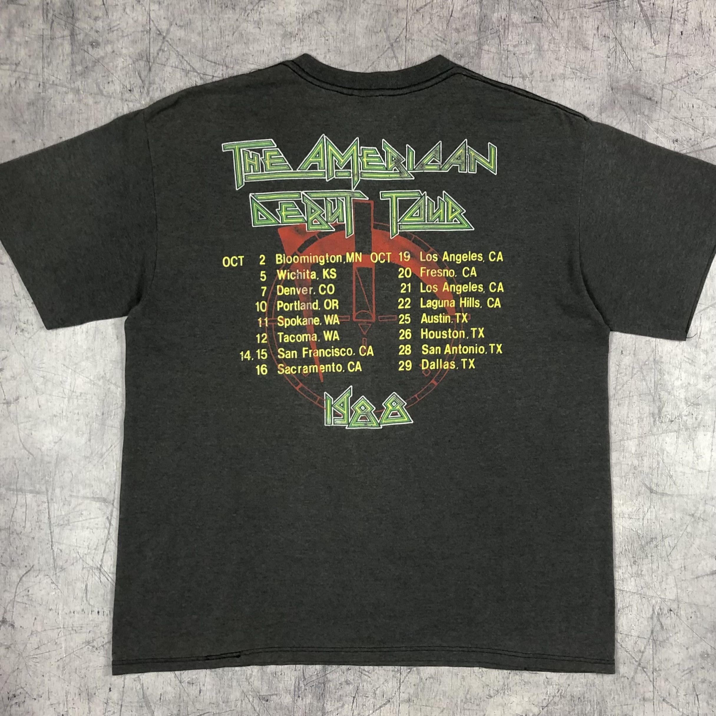 Band Tees 1988 Winger American Debut Tour Tee 80s Size US XL / EU 56 / 4 - 2 Thumbnail
