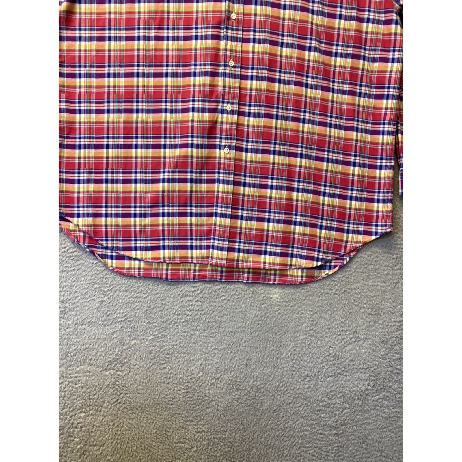 Ralph Lauren RALPH LAUREN Button Down Shirt Mens XXLT Plaid Classic Long Sleeve Multi- 161-19 Size US XXL / EU 58 / 5 - 2 Thumbnail