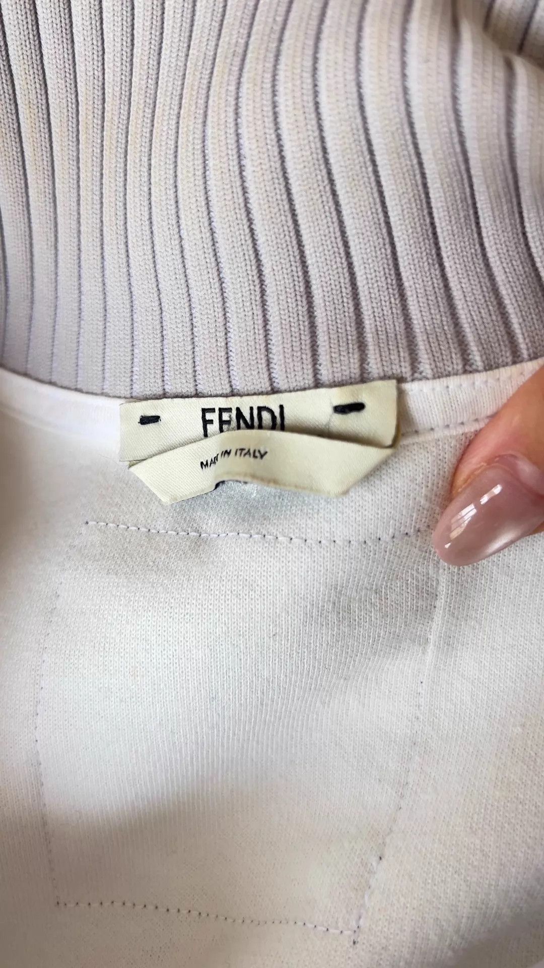 Fendi Fendi Silver Windproof Stretch Slim Jacket 40 Size S / US 4 / IT 40 - 6 Thumbnail