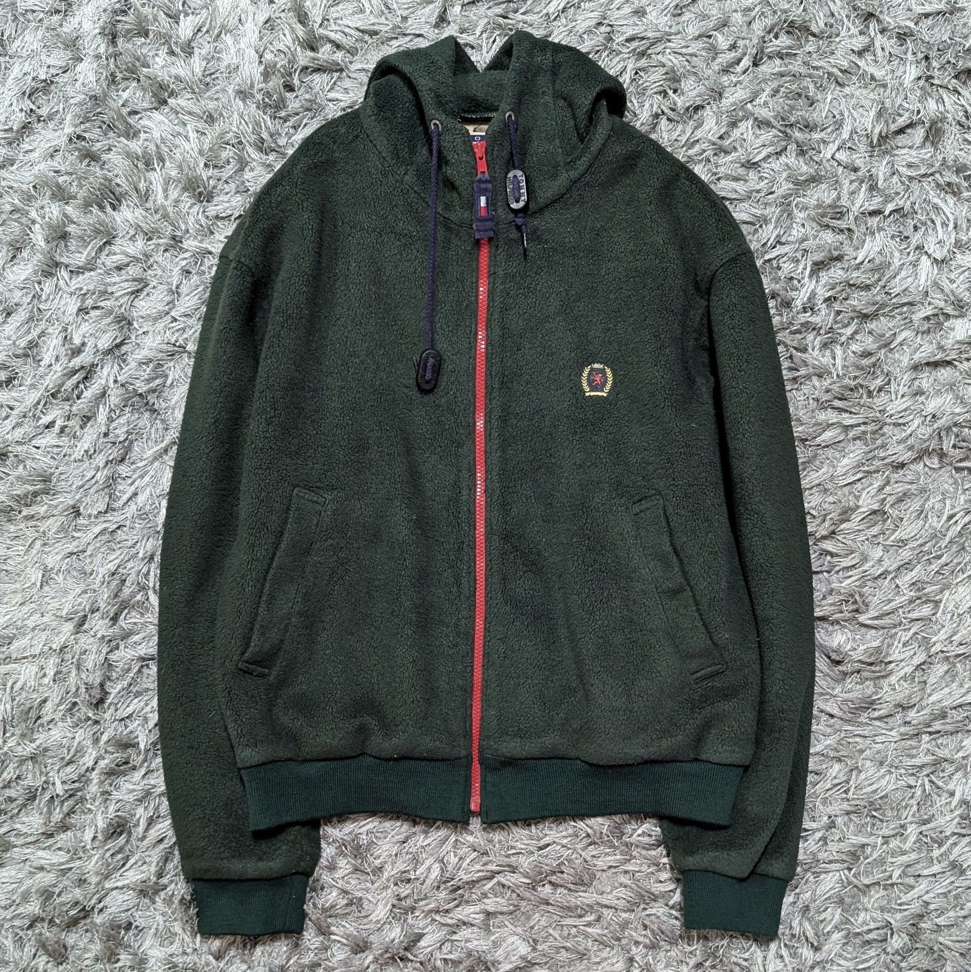 Vintage Tommy Hilfiger Hoodie Fleece Sweatshirt Sweaters