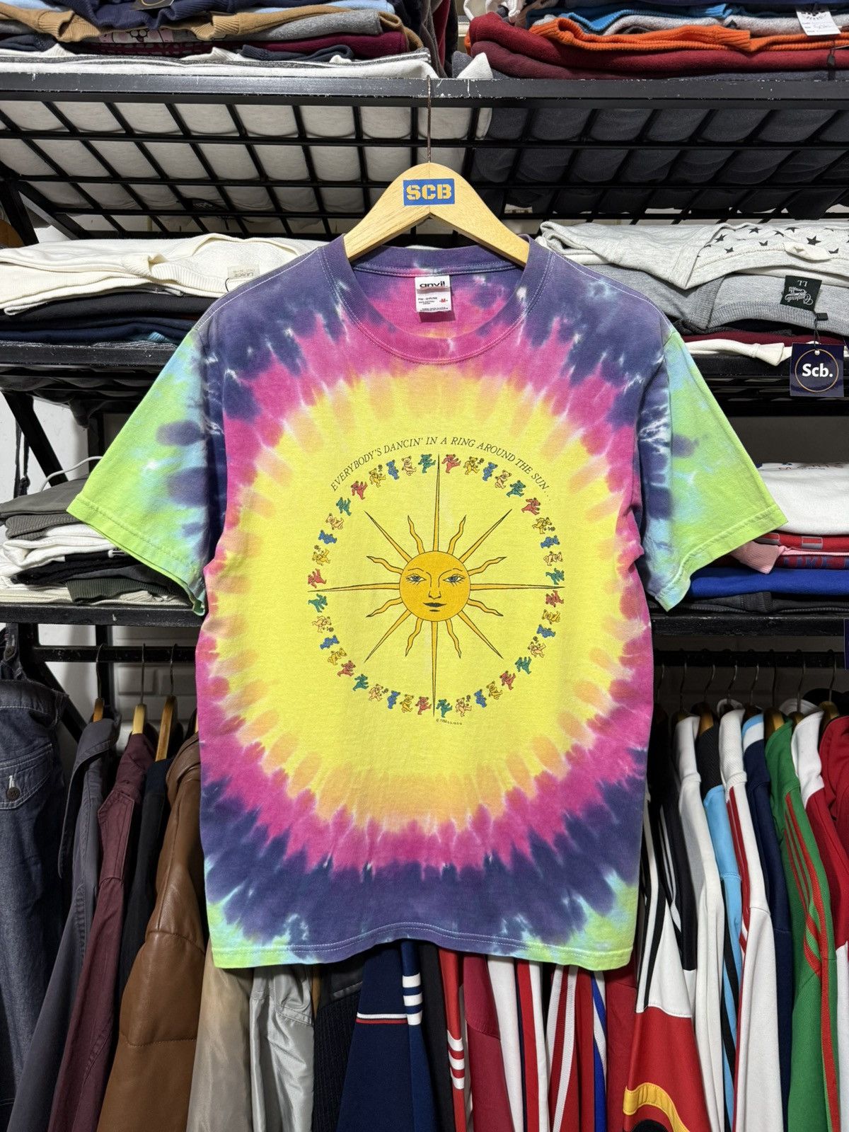 Grateful dead 1988 tie dyed tshirt