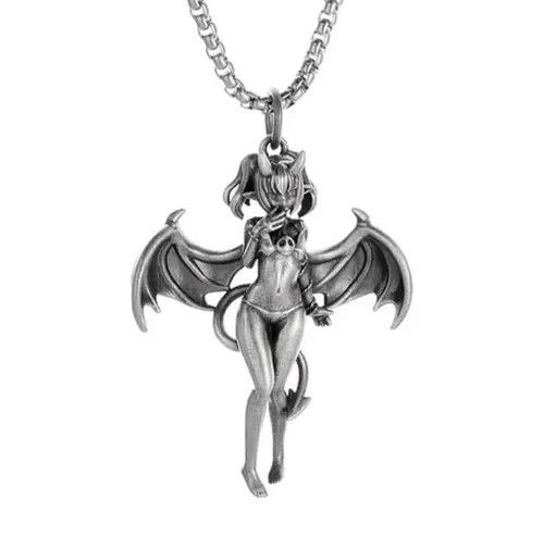 Jewelry Asamiya x Akira Demon Girl Necklace Punk Chain Size ONE SIZE - 1 Thumbnail