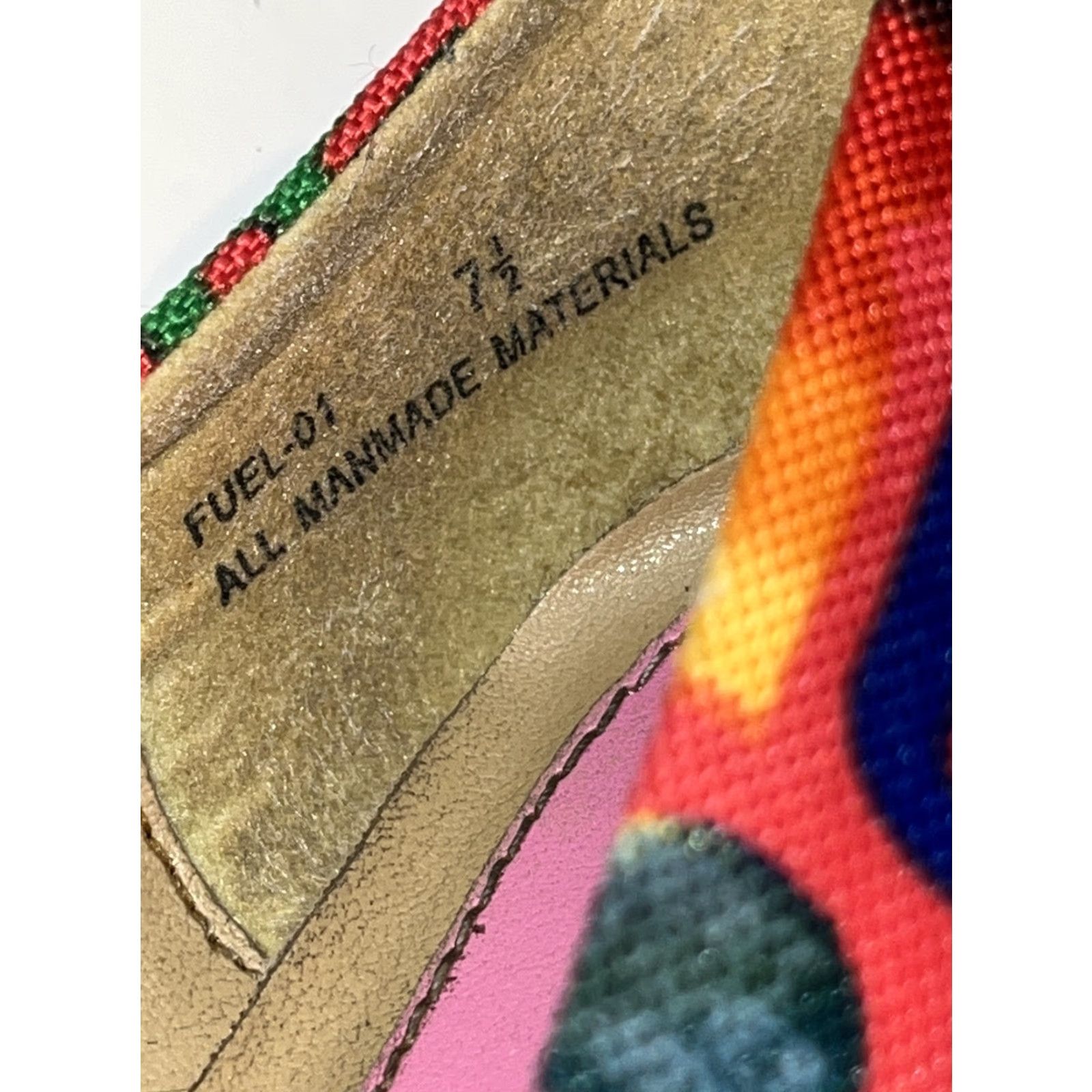Vintage VINTAGE Anne Michelle Grafitti Word Art Pump Heel 4” Fuel 01 Stiletto Pink 7.5 Womens Shoes Size US 8 / IT 38 - 2 Thumbnail