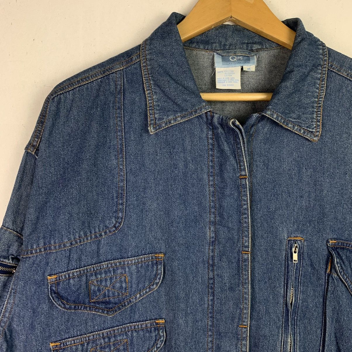 Japanese Brand × Vintage Vintage Japanese Brand QPS Denim Jacket Size US M / EU 48-50 / 2 - 5 Thumbnail
