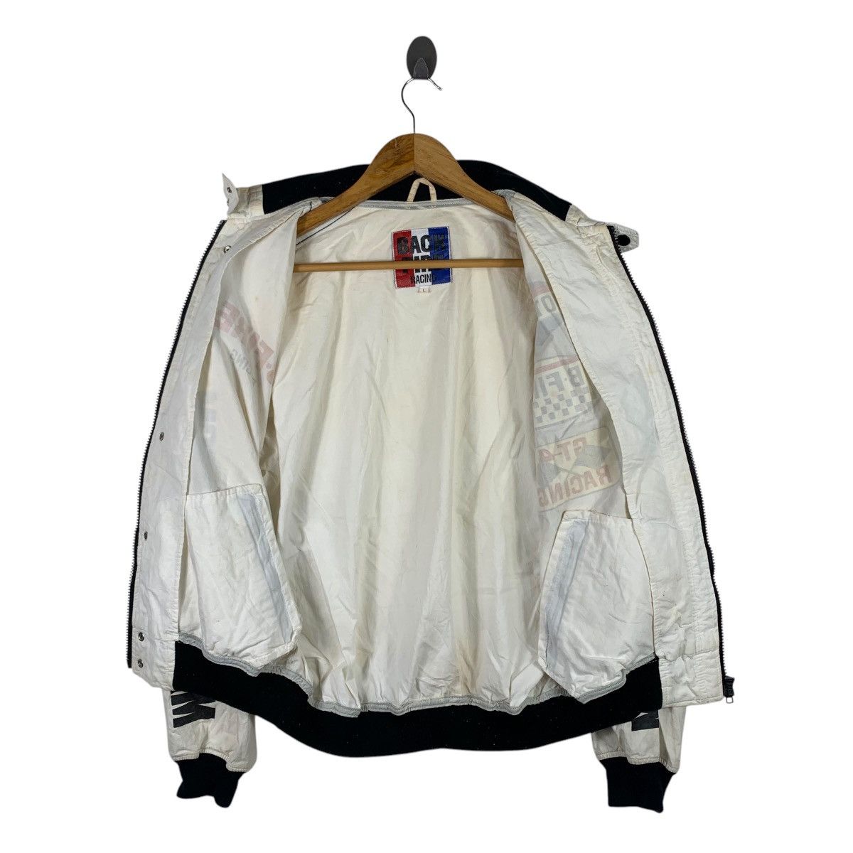 Vintage Vintage 80s BACKFIRE RACING Gt4 Logo Print Motorist Jacket Size US L / EU 52-54 / 3 - 2 Thumbnail